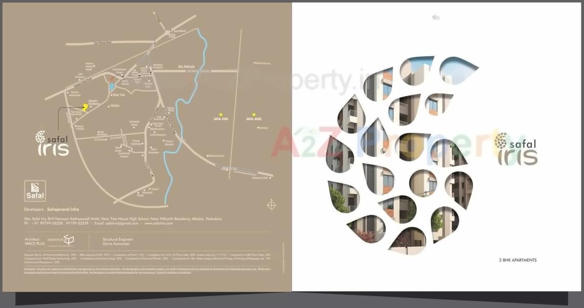  of real estate project Safal Iris located at Atladara, Vadodara, Gujarat