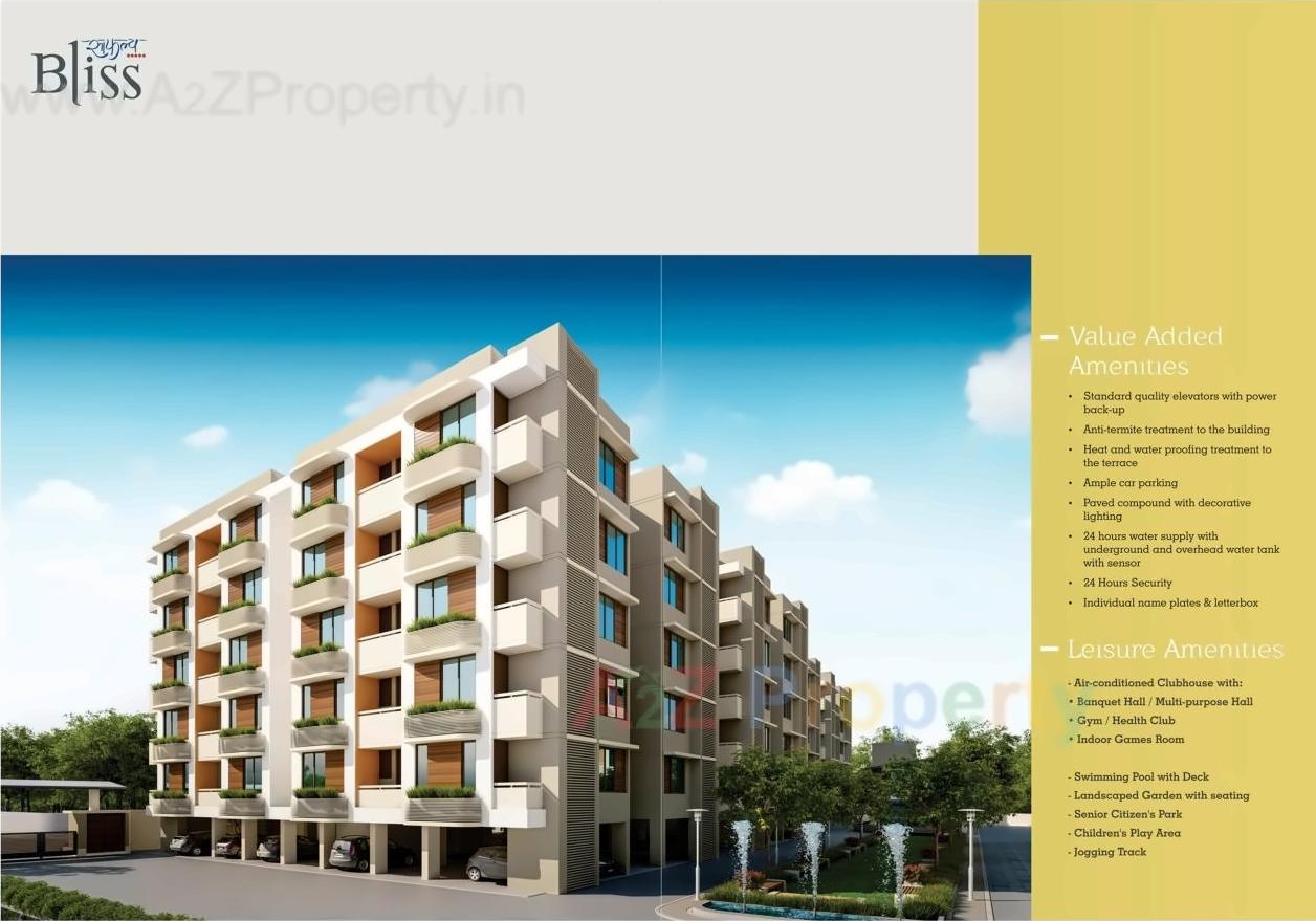 3D Elevation of real estate project Safalaya Bliss located at Kalali, Vadodara, Gujarat