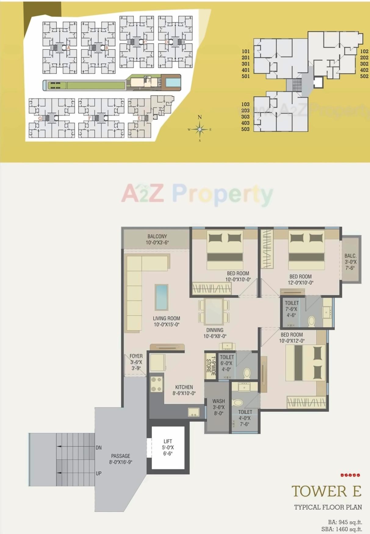 Layout of real estate project Safalaya Bliss located at Kalali, Vadodara, Gujarat