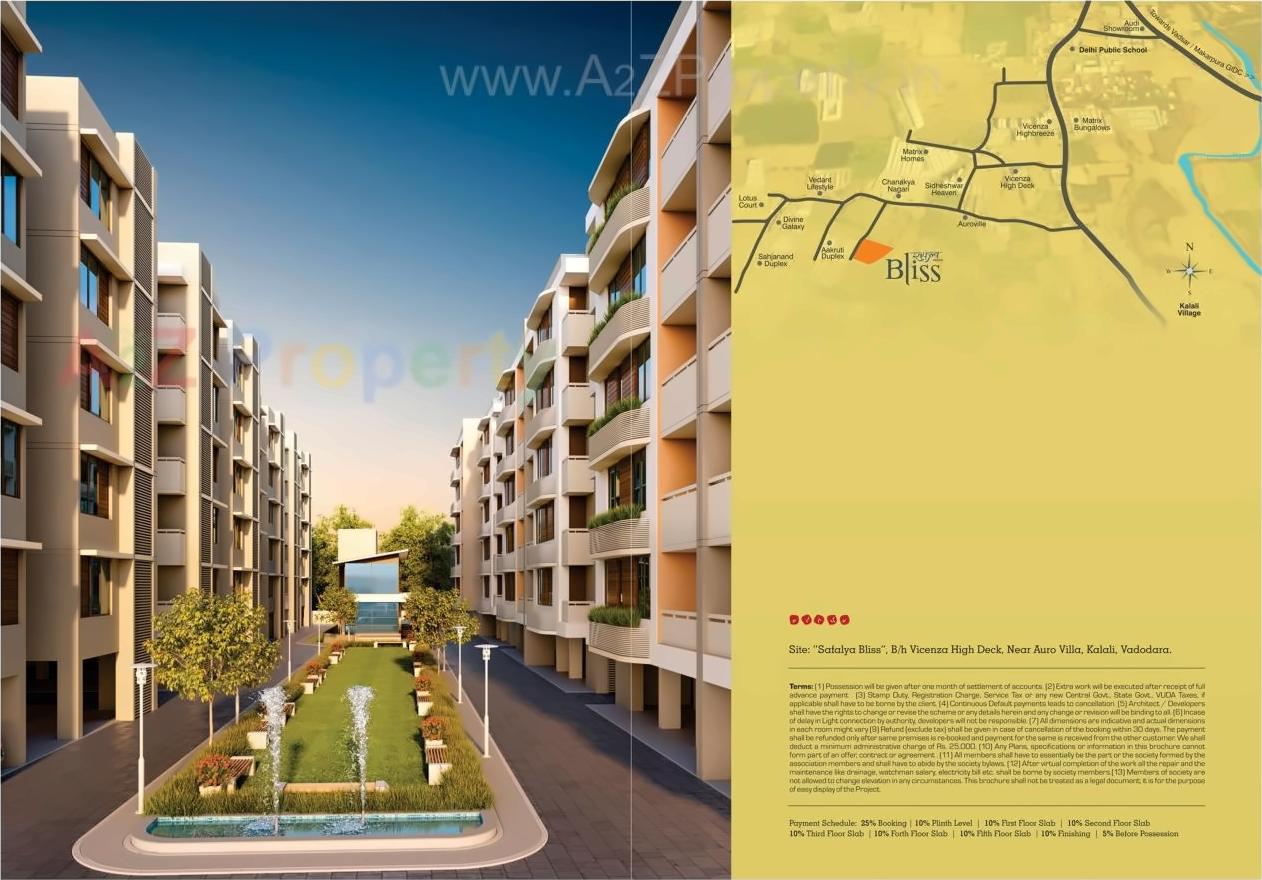 3D Elevation of real estate project Safalaya Bliss located at Kalali, Vadodara, Gujarat