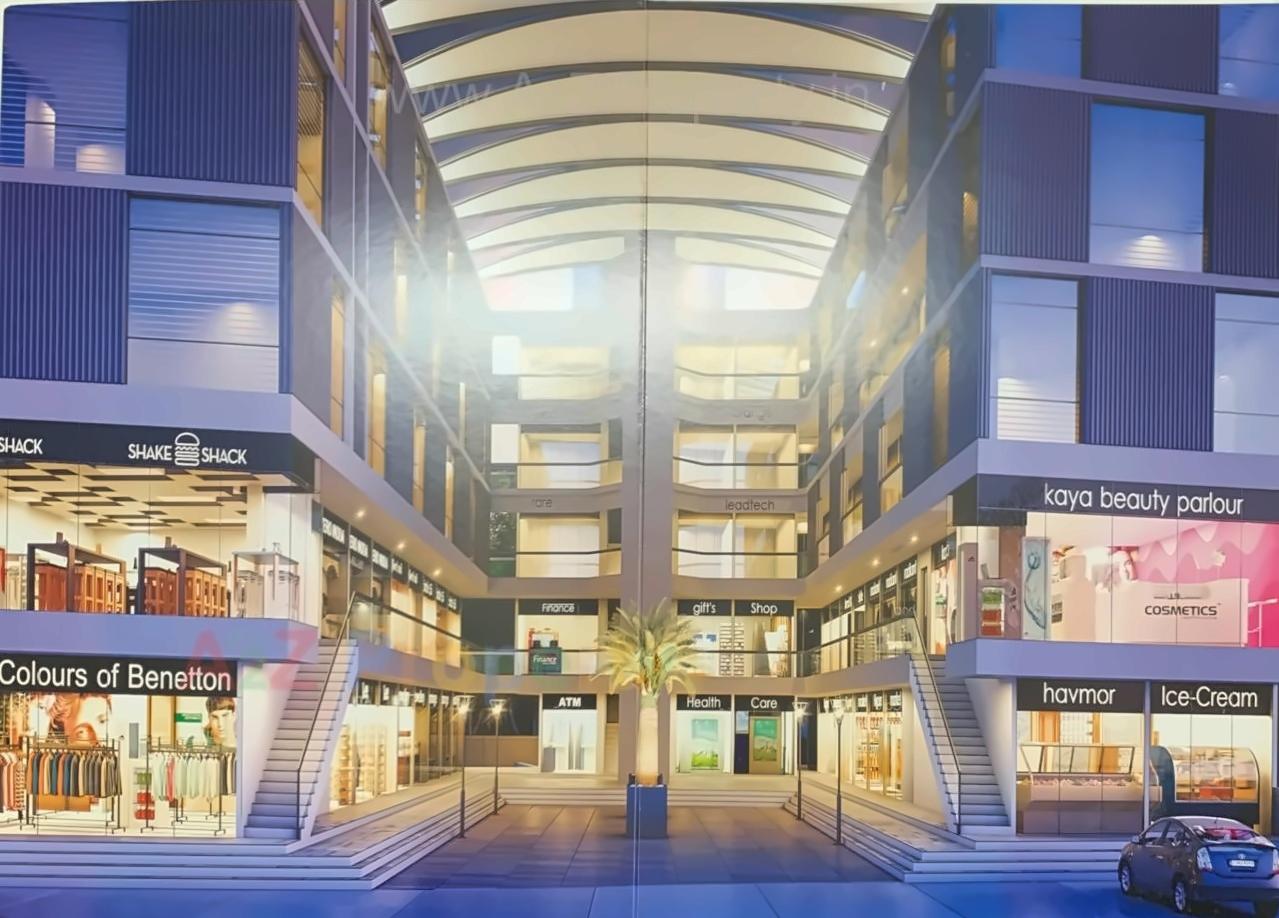 3D Elevation of real estate project Safalya Arcade located at Kapurai, Vadodara, Gujarat