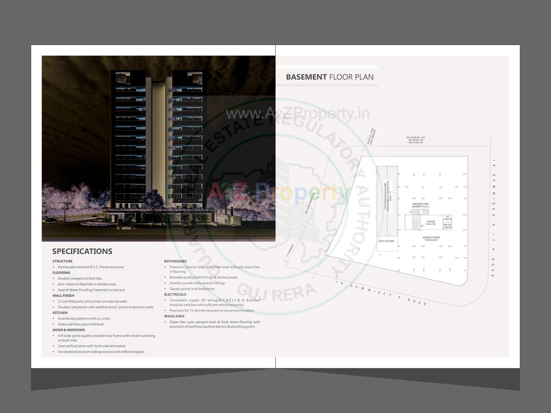  of real estate project Safalya Panorama located at Kalali, Vadodara, Gujarat