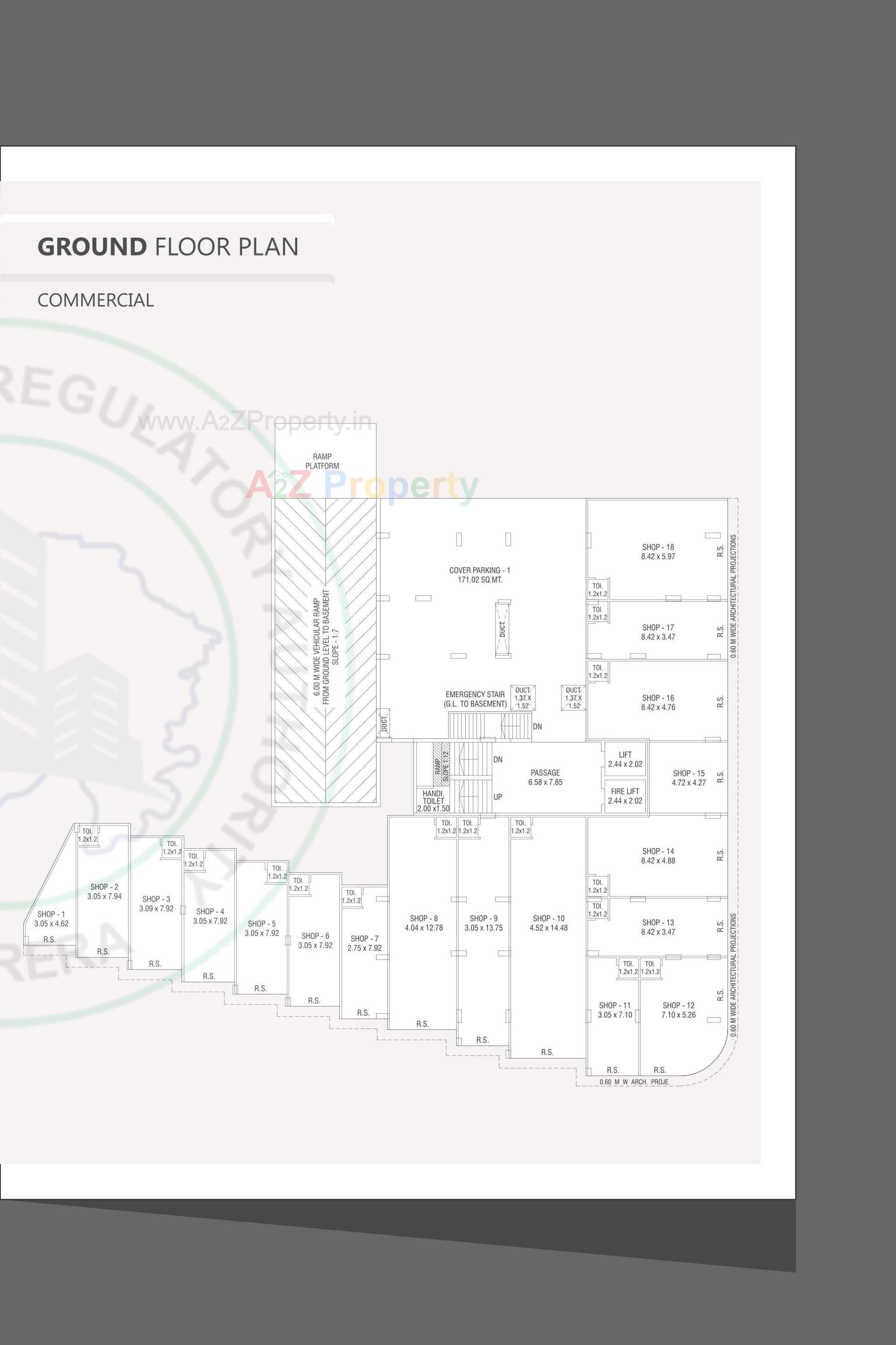 Layout of real estate project Safalya Panorama located at Kalali, Vadodara, Gujarat