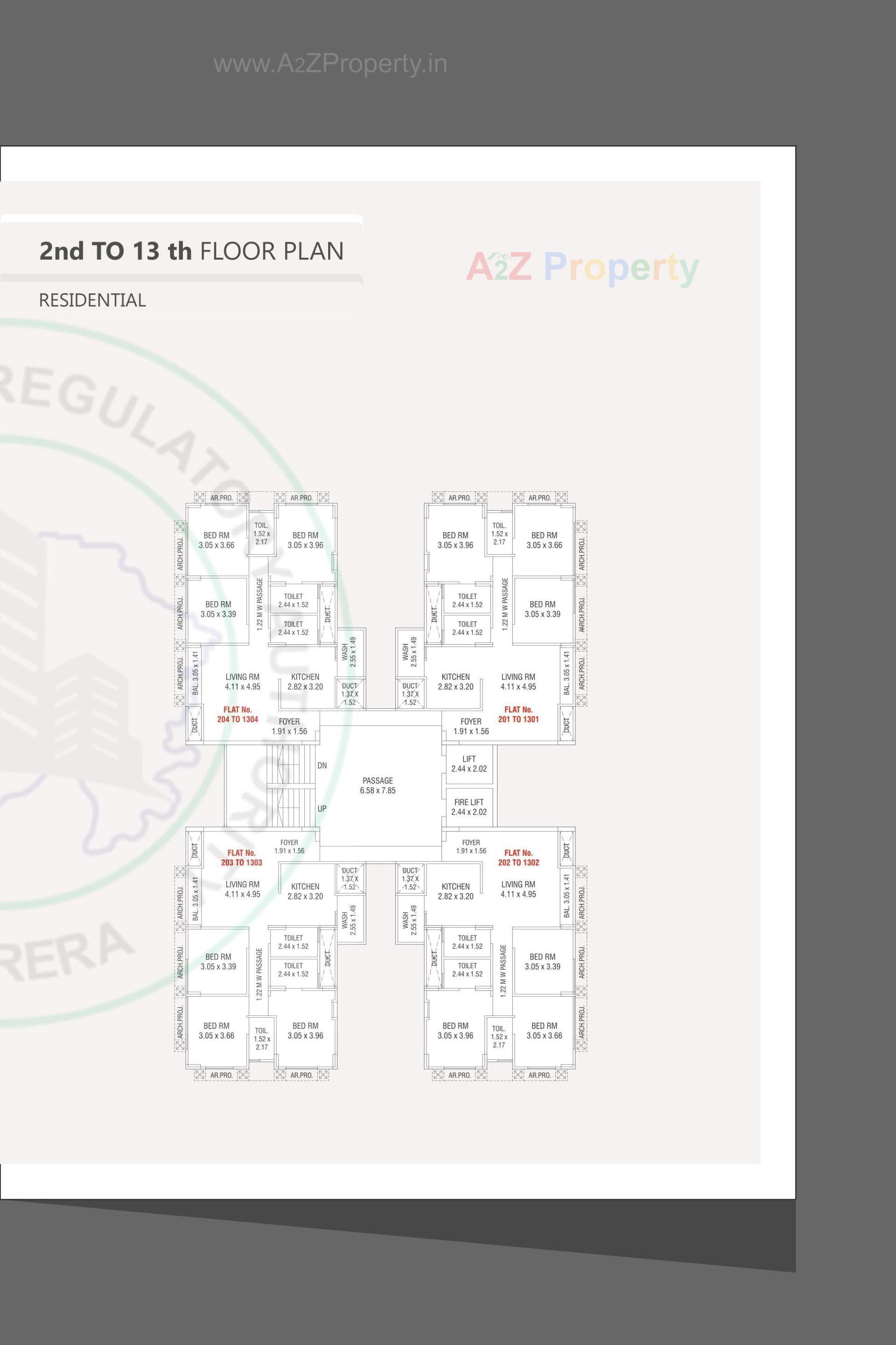 Layout of real estate project Safalya Panorama located at Kalali, Vadodara, Gujarat