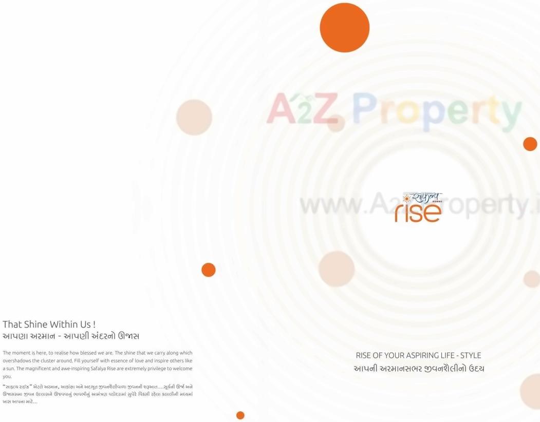  of real estate project Safalya Rise located at Kalali, Vadodara, Gujarat