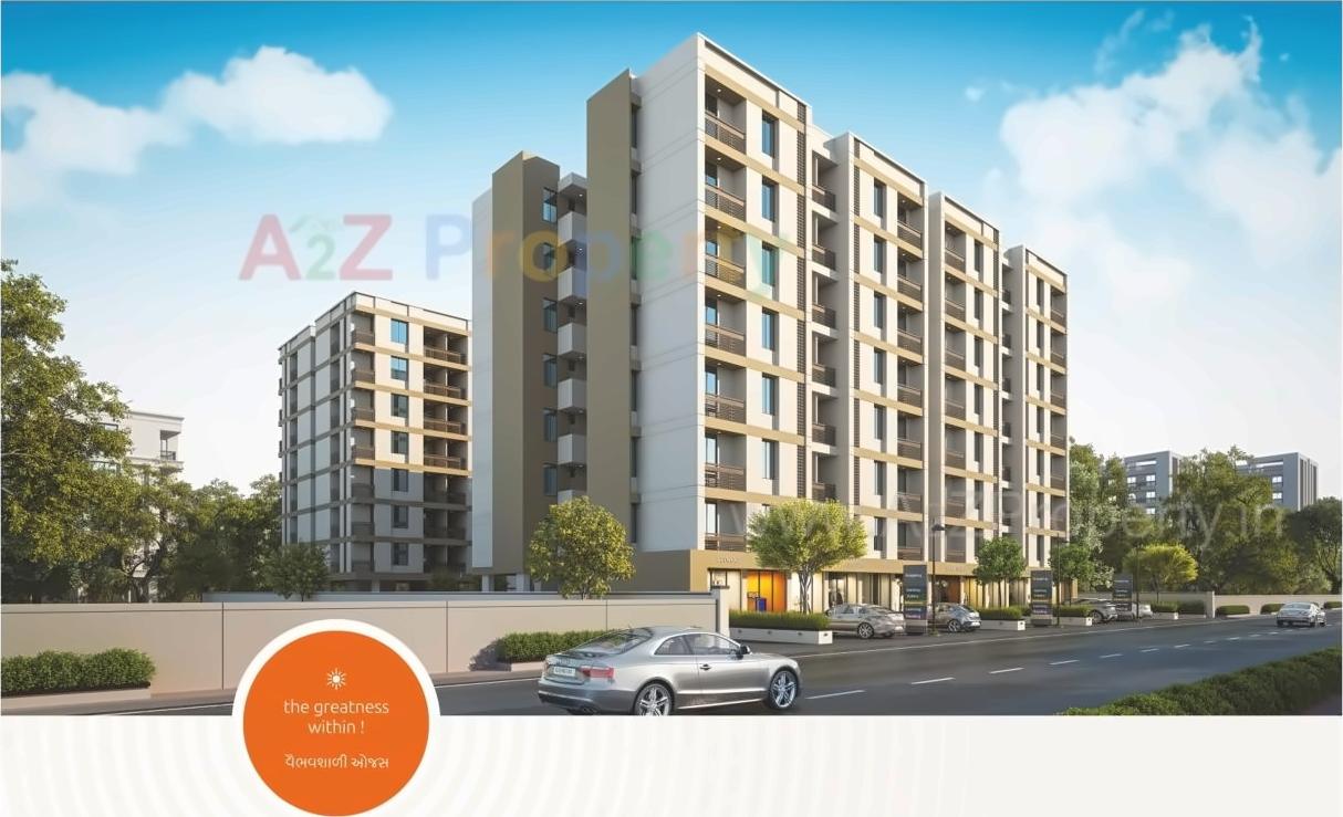 3D Elevation of real estate project Safalya Rise located at Kalali, Vadodara, Gujarat