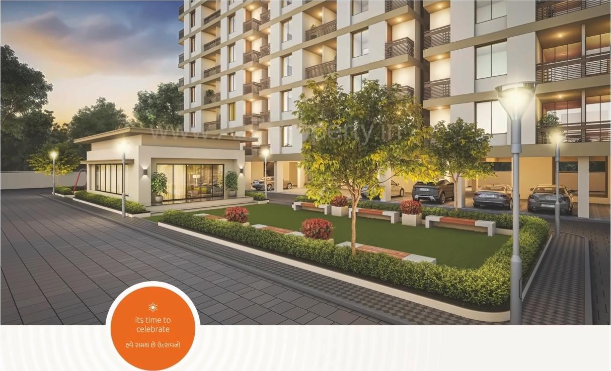 3D Elevation of real estate project Safalya Rise located at Kalali, Vadodara, Gujarat