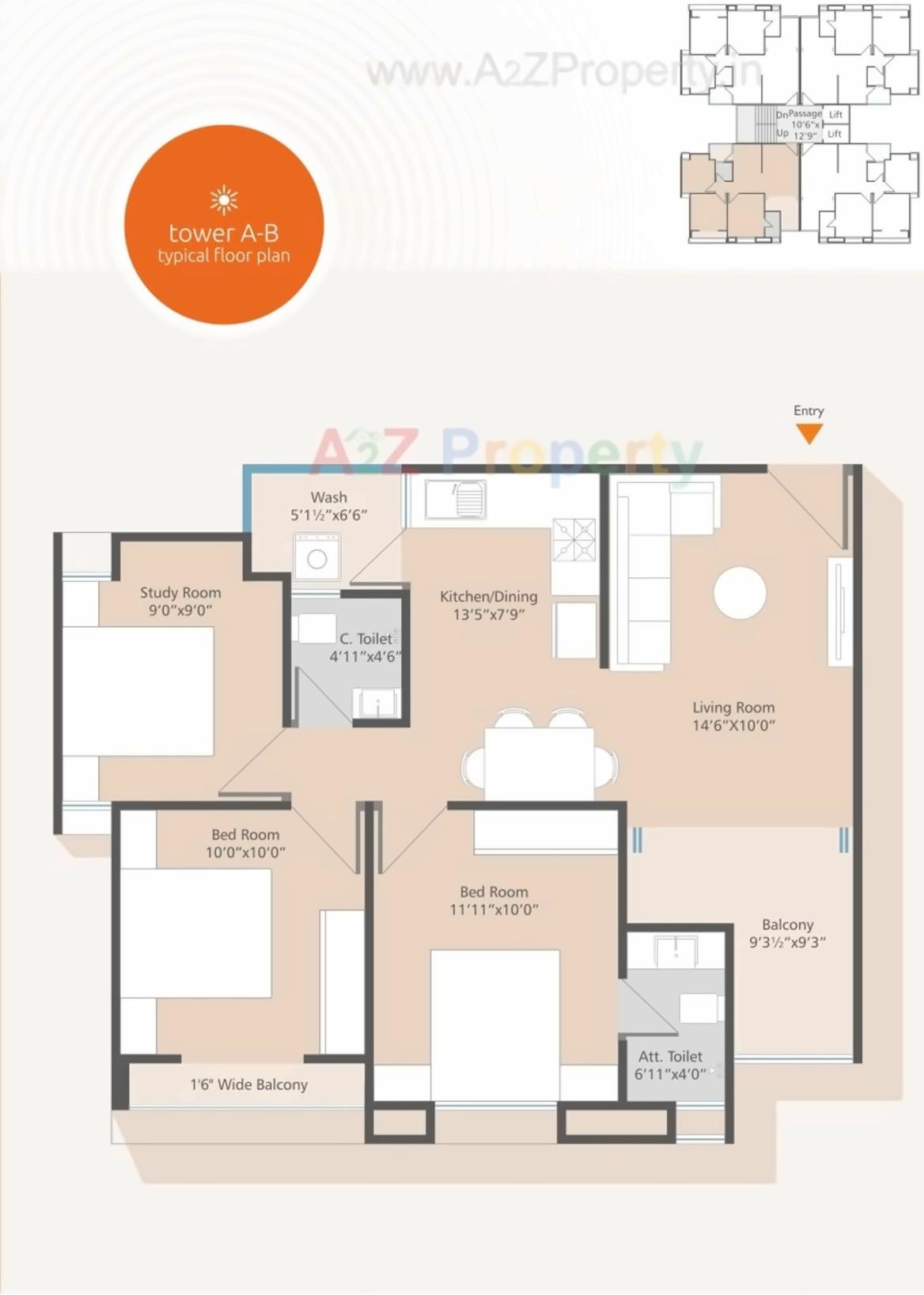 Layout of real estate project Safalya Rise located at Kalali, Vadodara, Gujarat