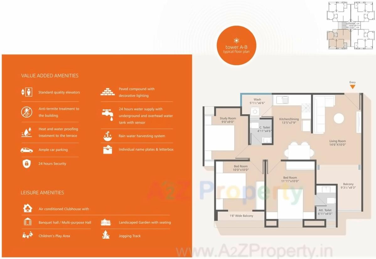  of real estate project Safalya Rise located at Kalali, Vadodara, Gujarat