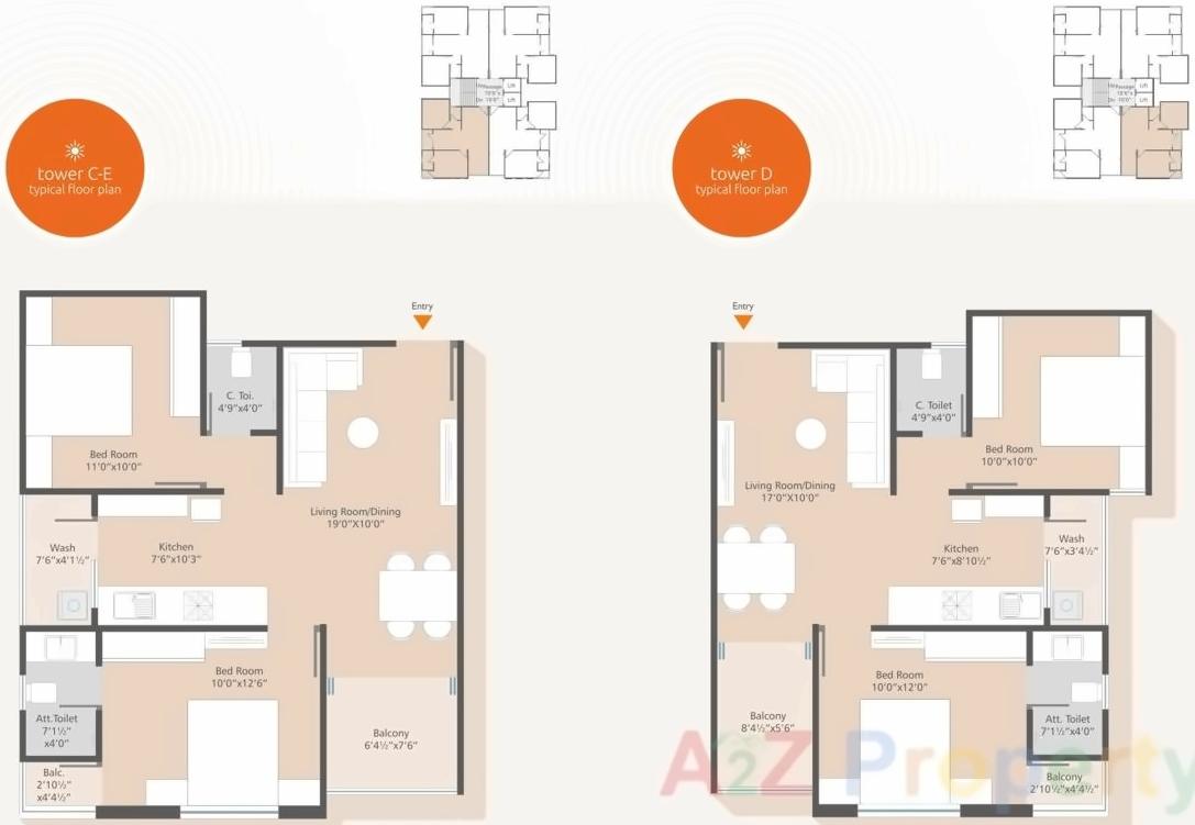 Layout of real estate project Safalya Rise located at Kalali, Vadodara, Gujarat