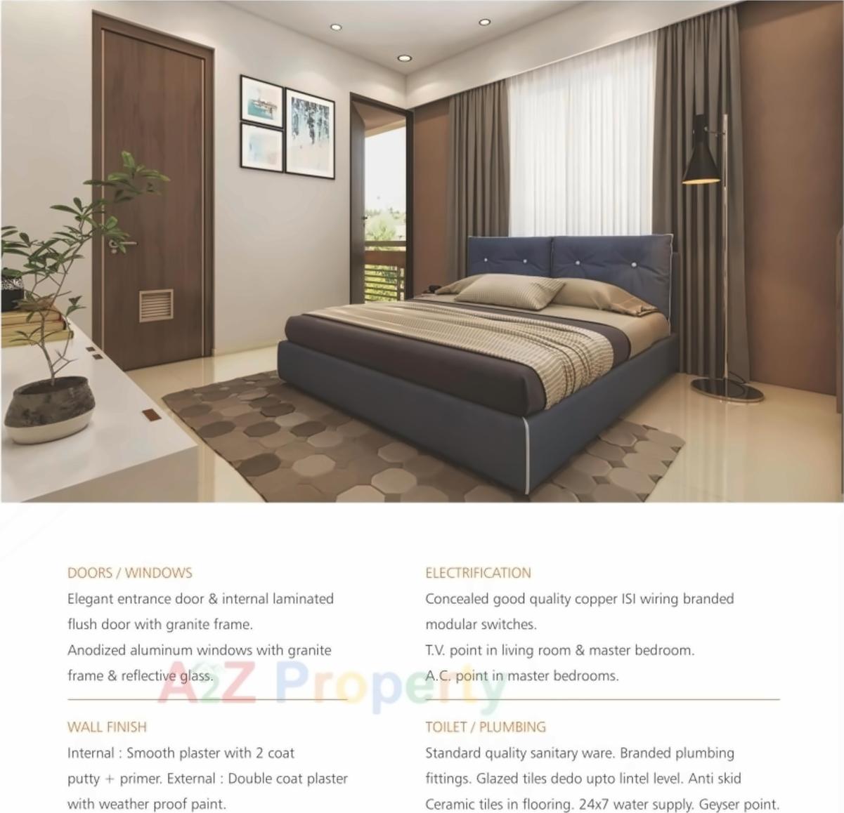 3D Elevation of real estate project Safalya Rise located at Kalali, Vadodara, Gujarat