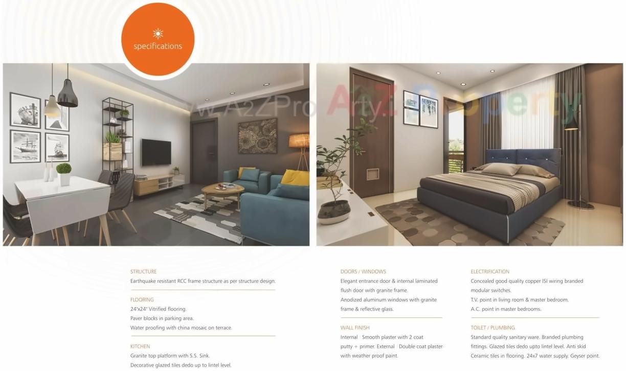  of real estate project Safalya Rise located at Kalali, Vadodara, Gujarat