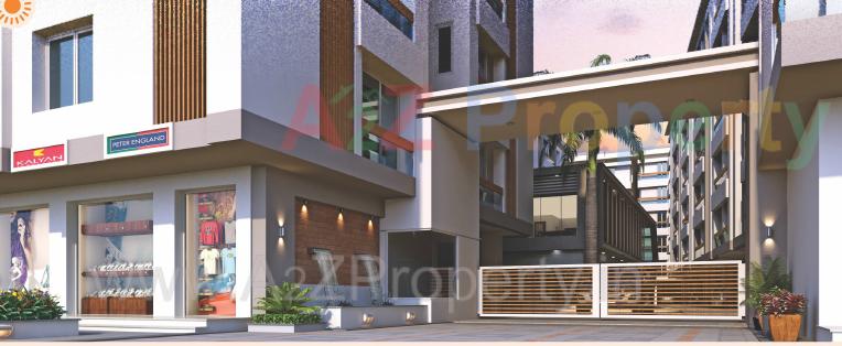 3D Elevation of real estate project Sahaj Florencia located at Jambuva, Vadodara, Gujarat