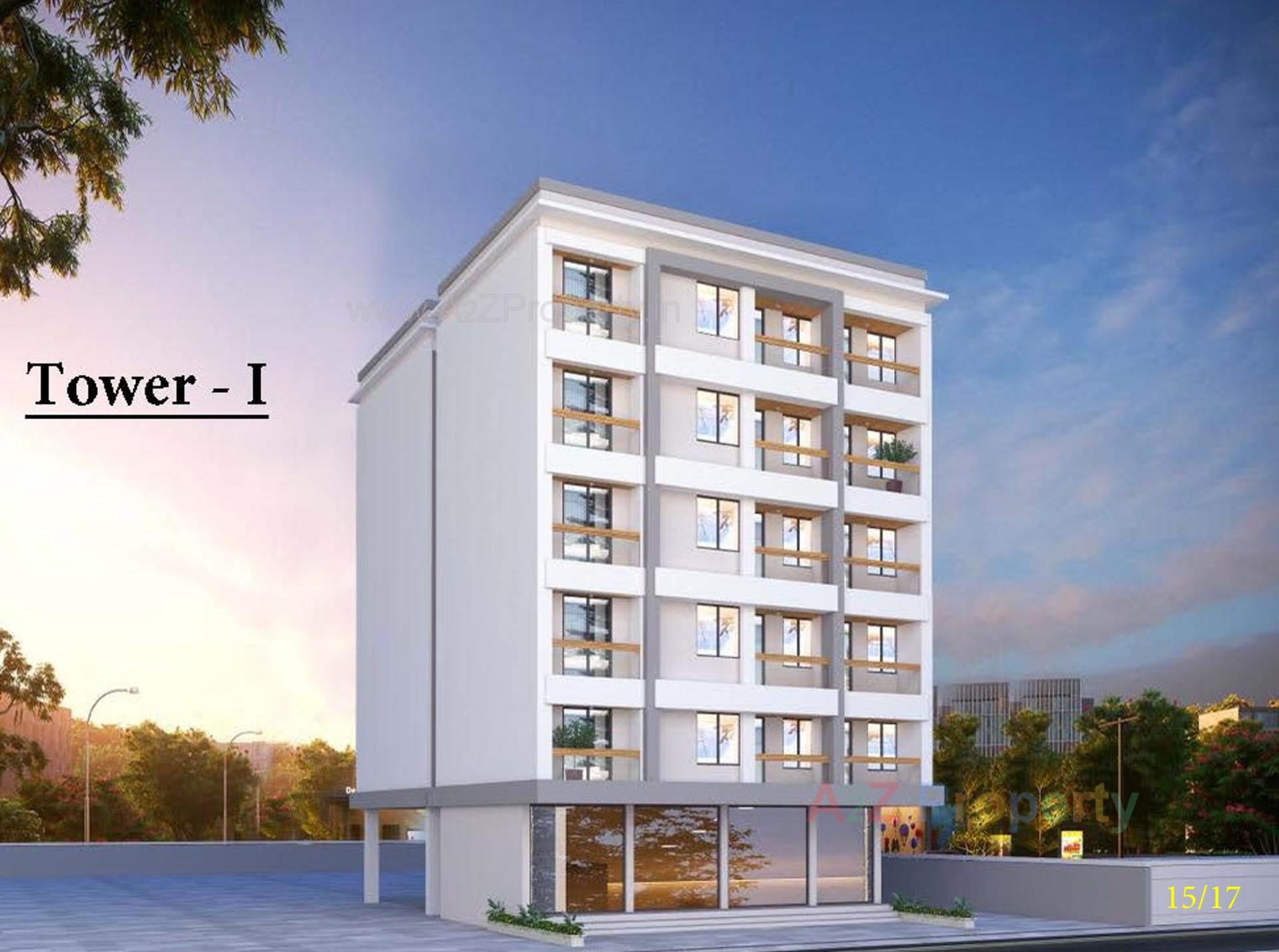 3D Elevation of real estate project Sahaj Florencia located at Jambuva, Vadodara, Gujarat