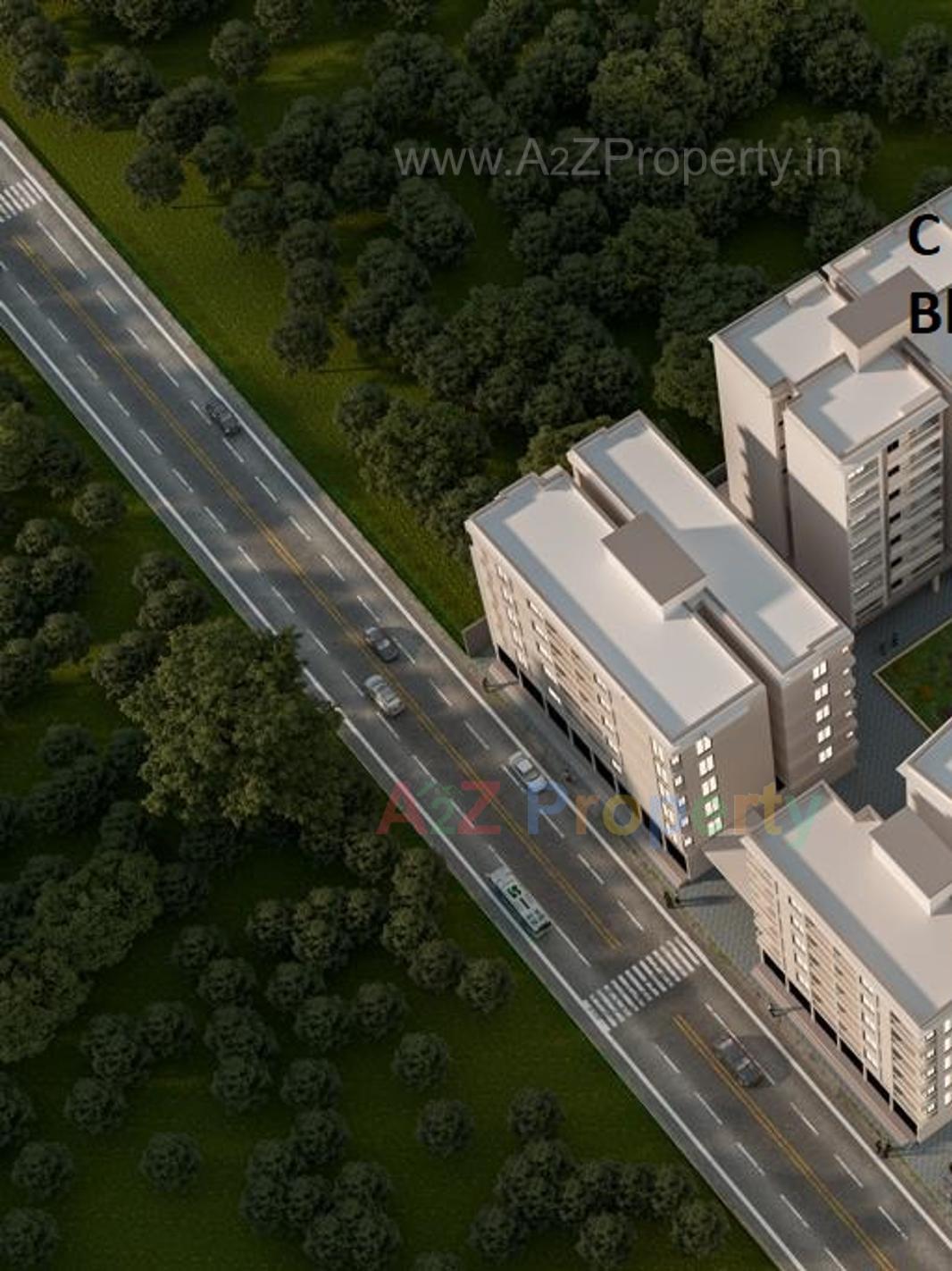 3D Elevation of real estate project Sahaj Florencia located at Jambuva, Vadodara, Gujarat