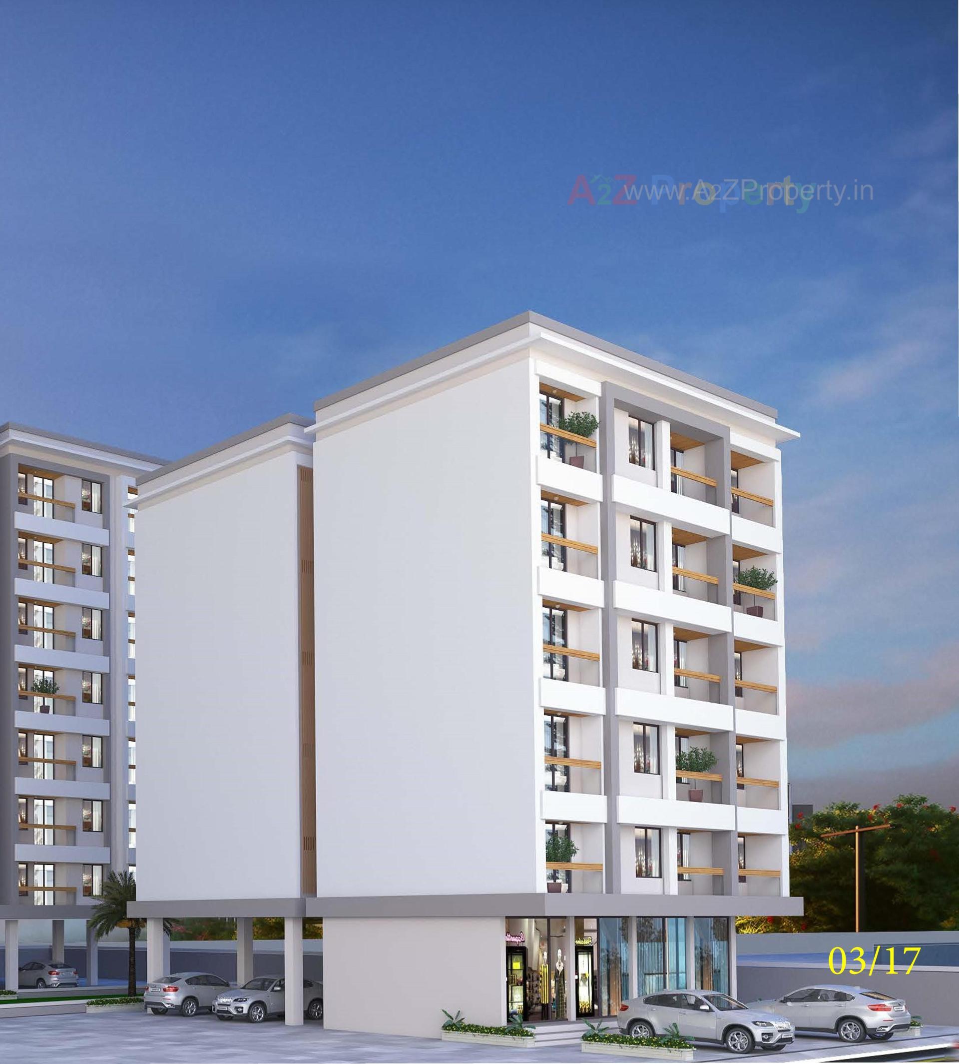 3D Elevation of real estate project Sahaj Florencia located at Jambuva, Vadodara, Gujarat