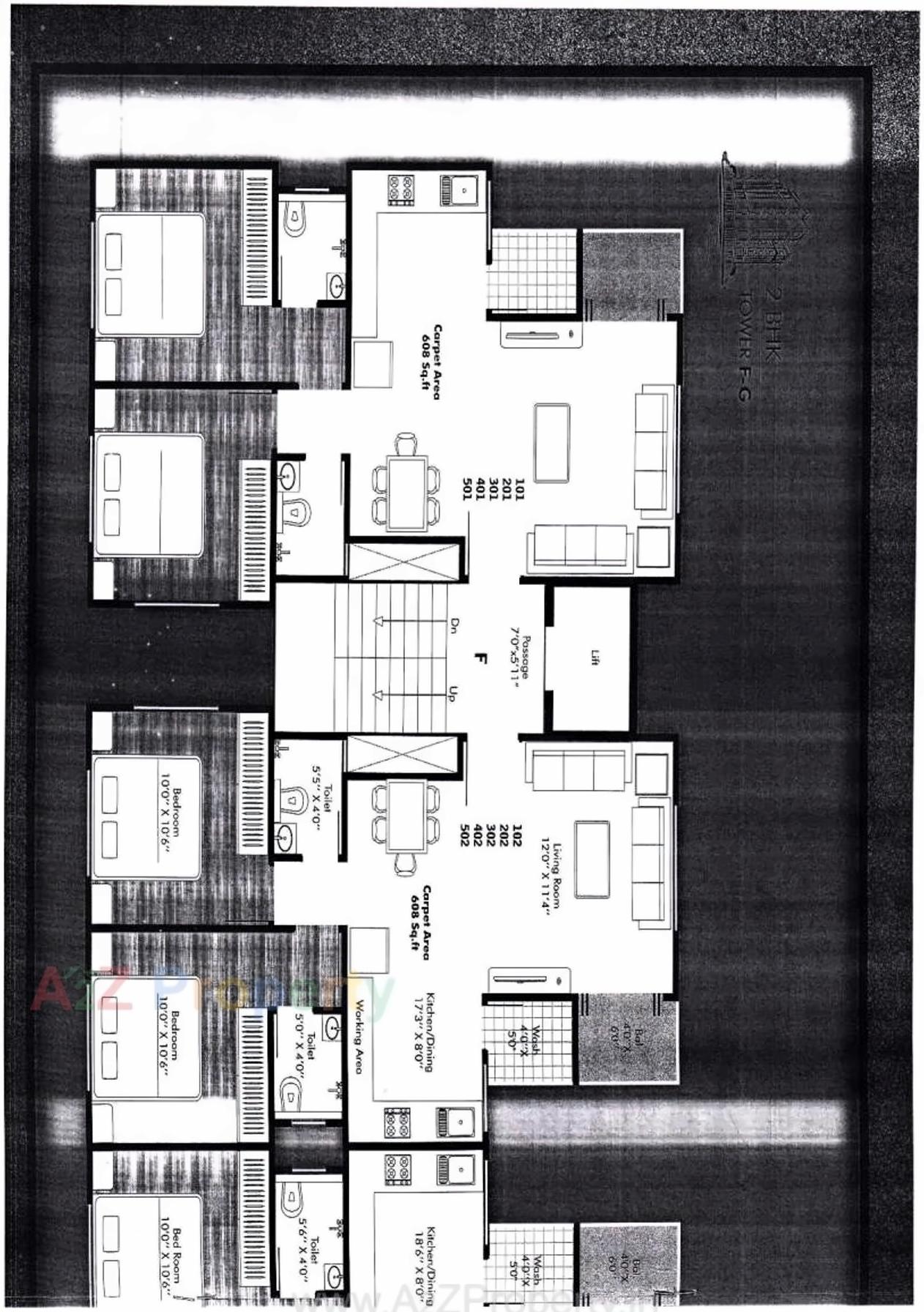 Layout of real estate project Sahaj Residency located at Sayajipura, Vadodara, Gujarat