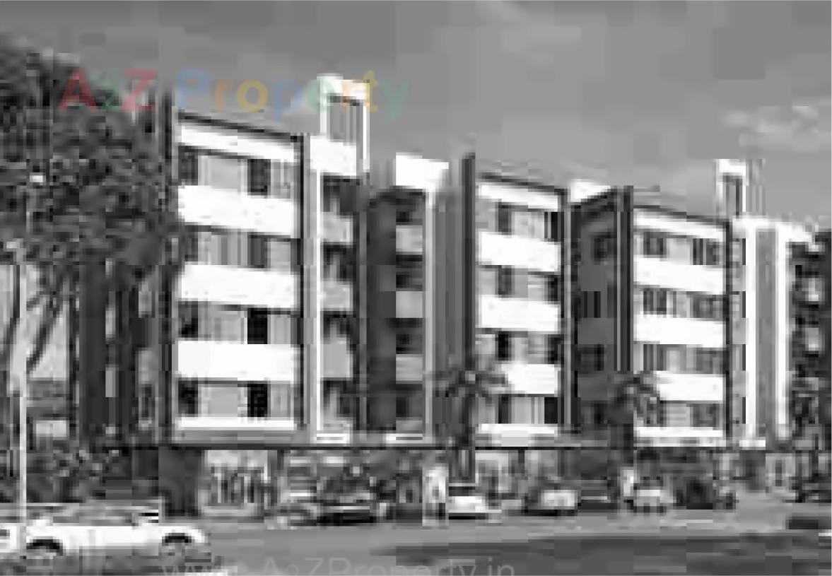 3D Elevation of real estate project Sahajanand Landmark located at Sayajipura, Vadodara, Gujarat