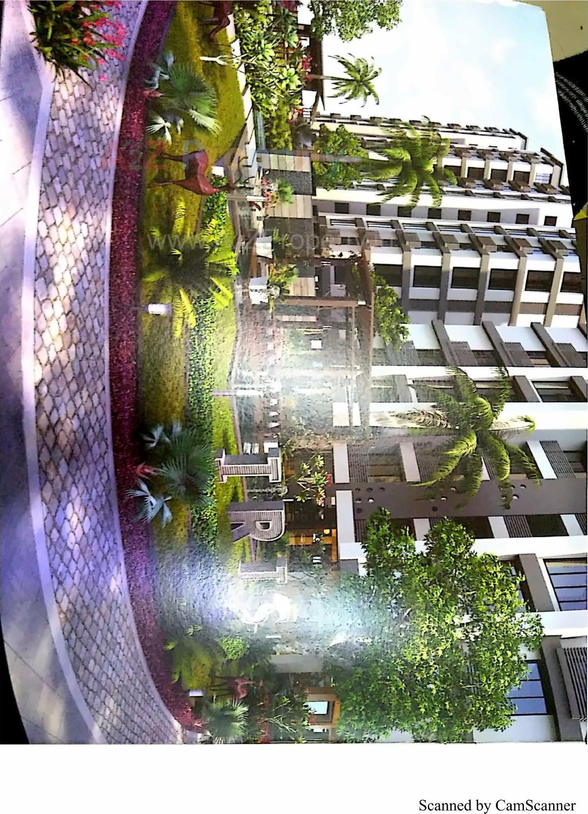 3D Elevation of real estate project Sahjanand Iris located at Manjalpur, Vadodara, Gujarat