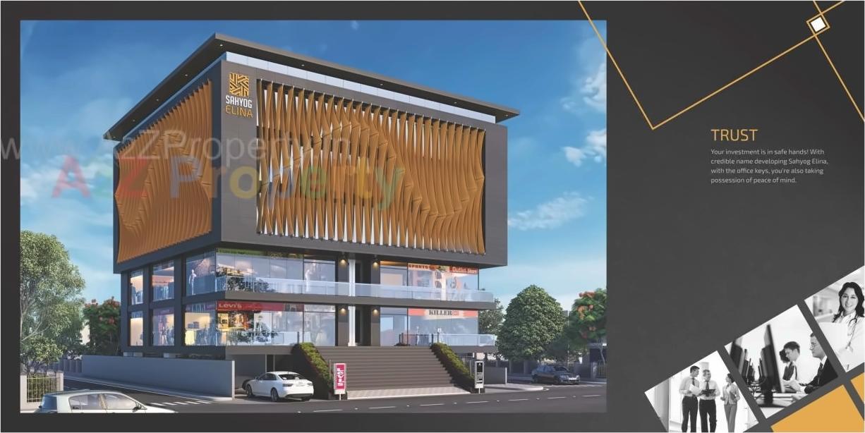 3D Elevation of real estate project Sahyog Elina located at Nagarwada, Vadodara, Gujarat