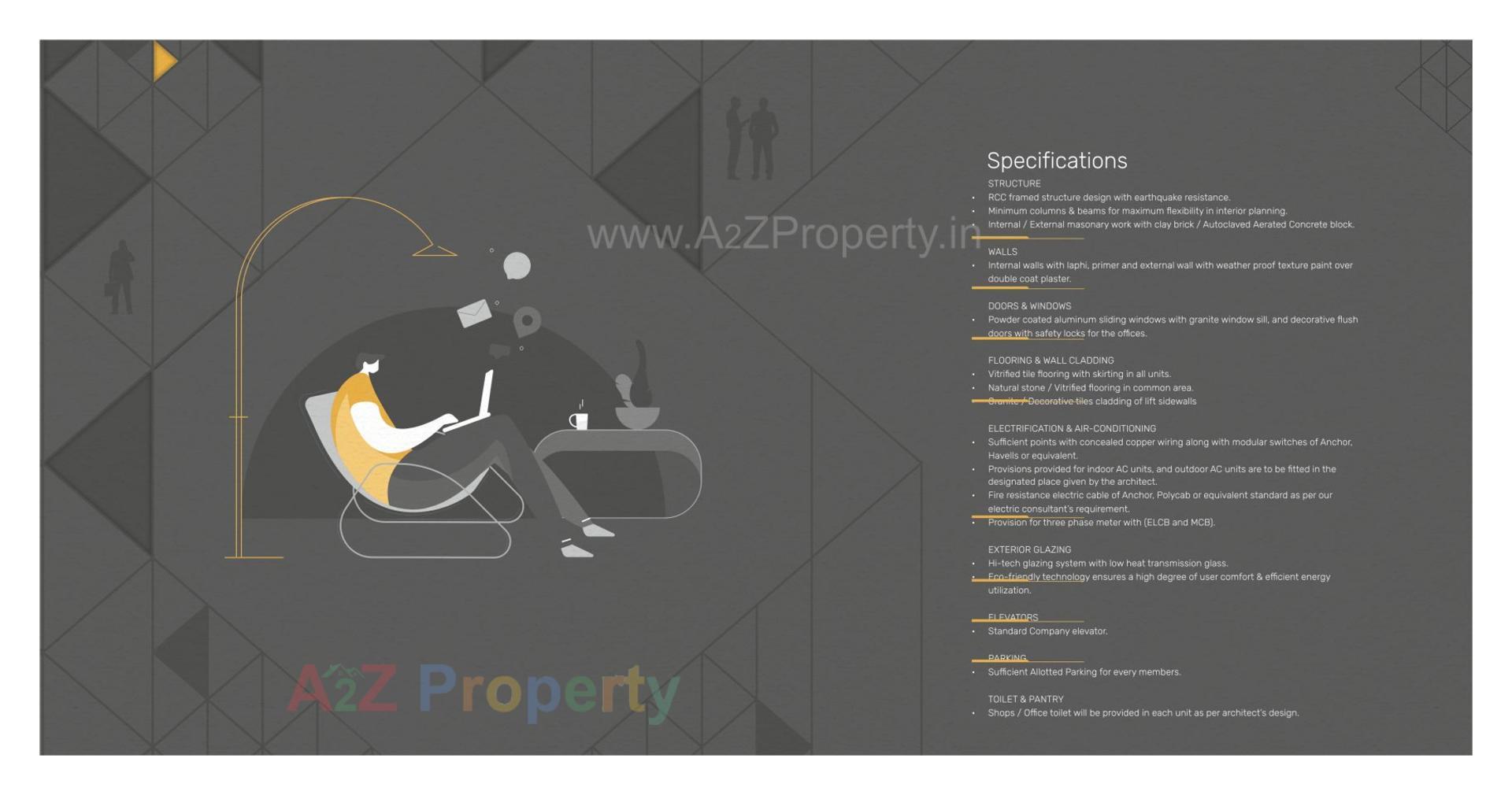  of real estate project Sahyog Space located at Gotri, Vadodara, Gujarat