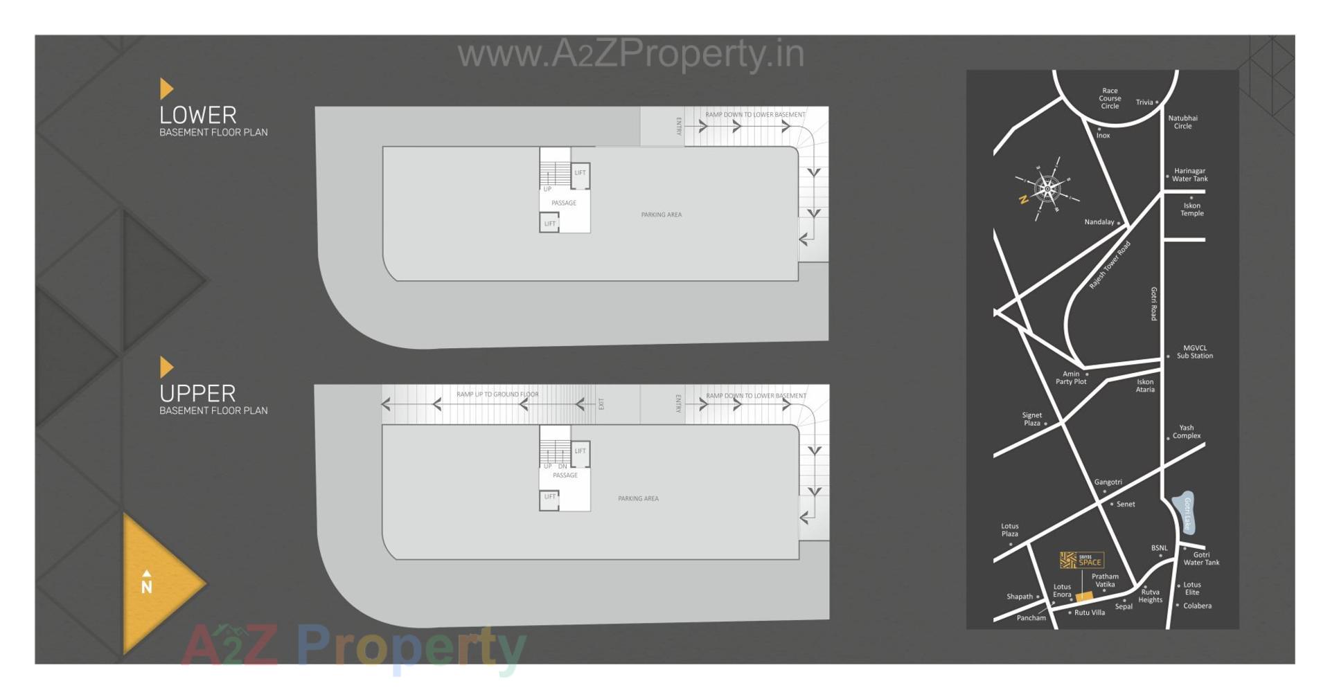  of real estate project Sahyog Space located at Gotri, Vadodara, Gujarat