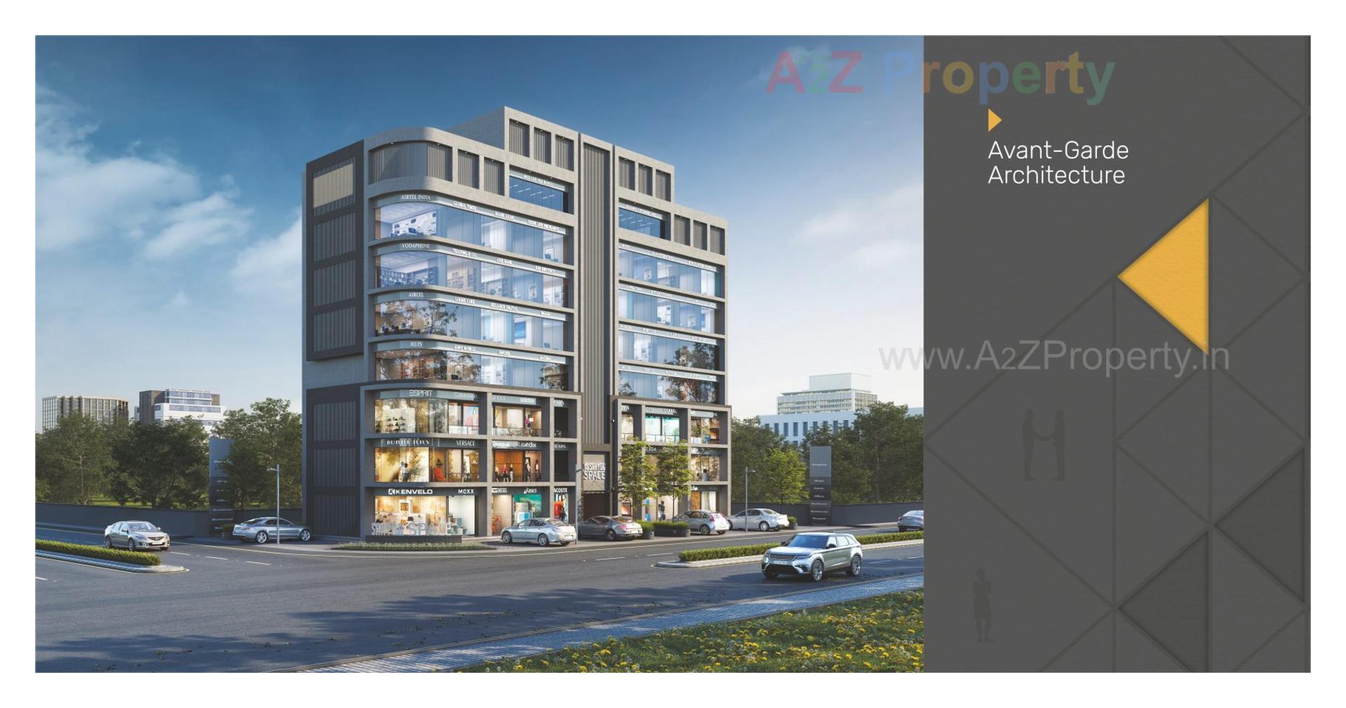 3D Elevation of real estate project Sahyog Space located at Gotri, Vadodara, Gujarat