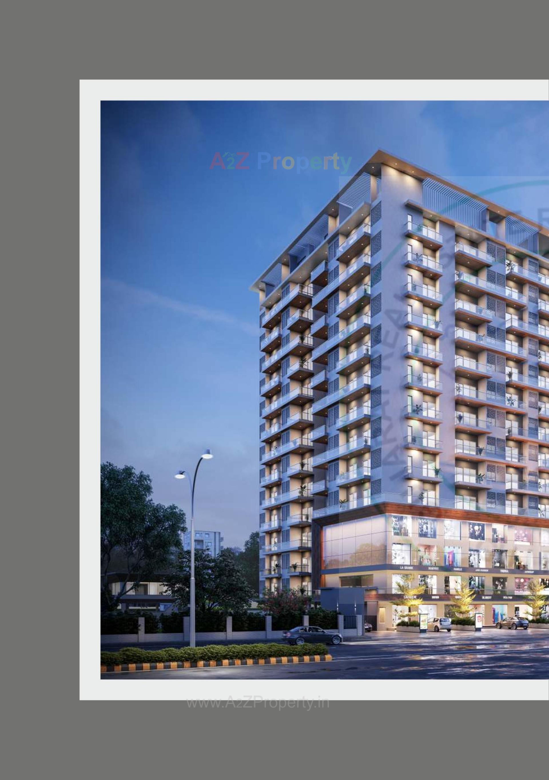 3D Elevation of real estate project Sai Darshan Heights located at Sawad, Vadodara, Gujarat