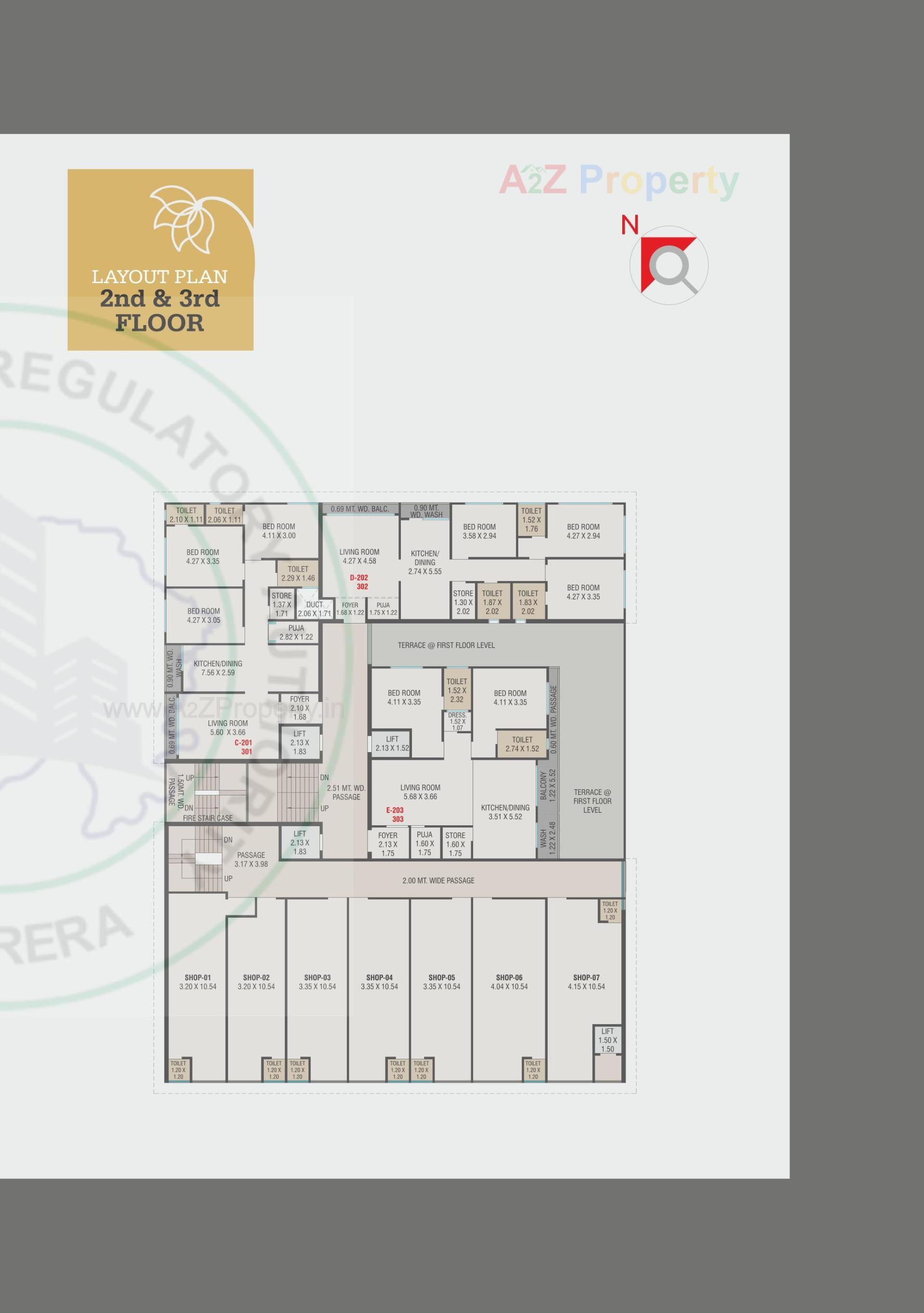 Layout of real estate project Sai Darshan Heights located at Sawad, Vadodara, Gujarat