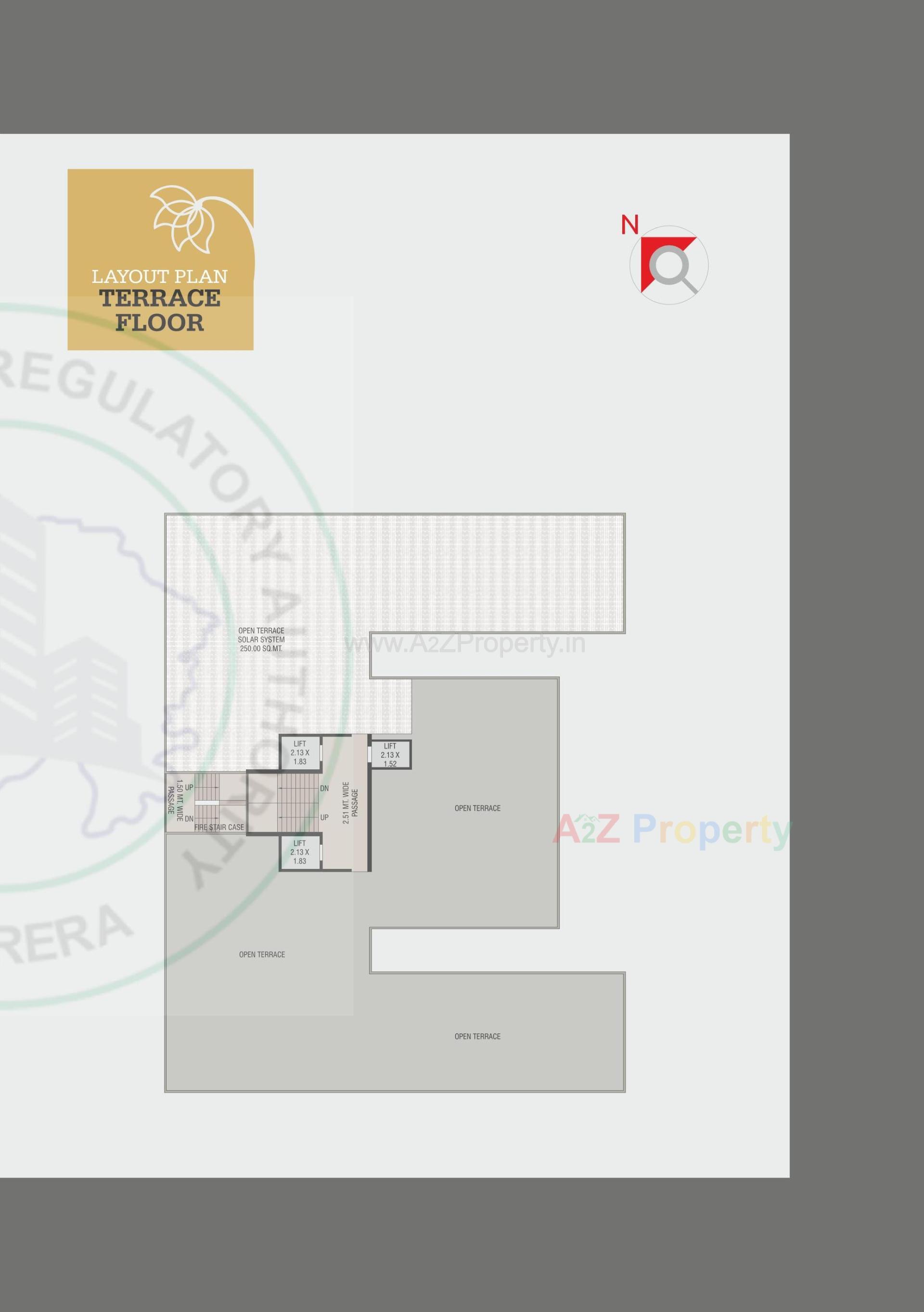 Layout of real estate project Sai Darshan Heights located at Sawad, Vadodara, Gujarat