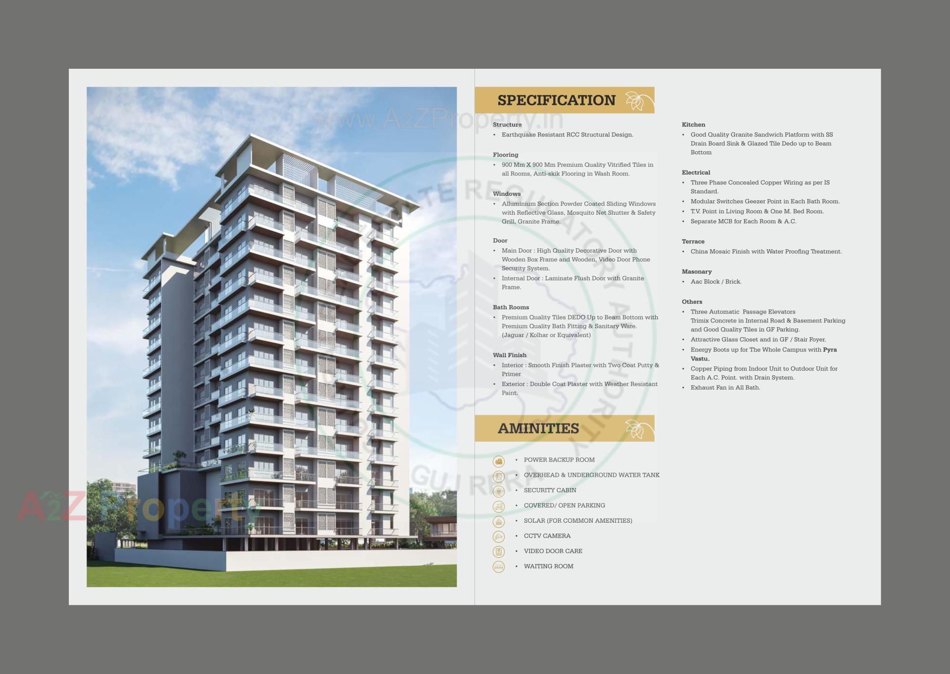  of real estate project Sai Darshan Heights located at Sawad, Vadodara, Gujarat