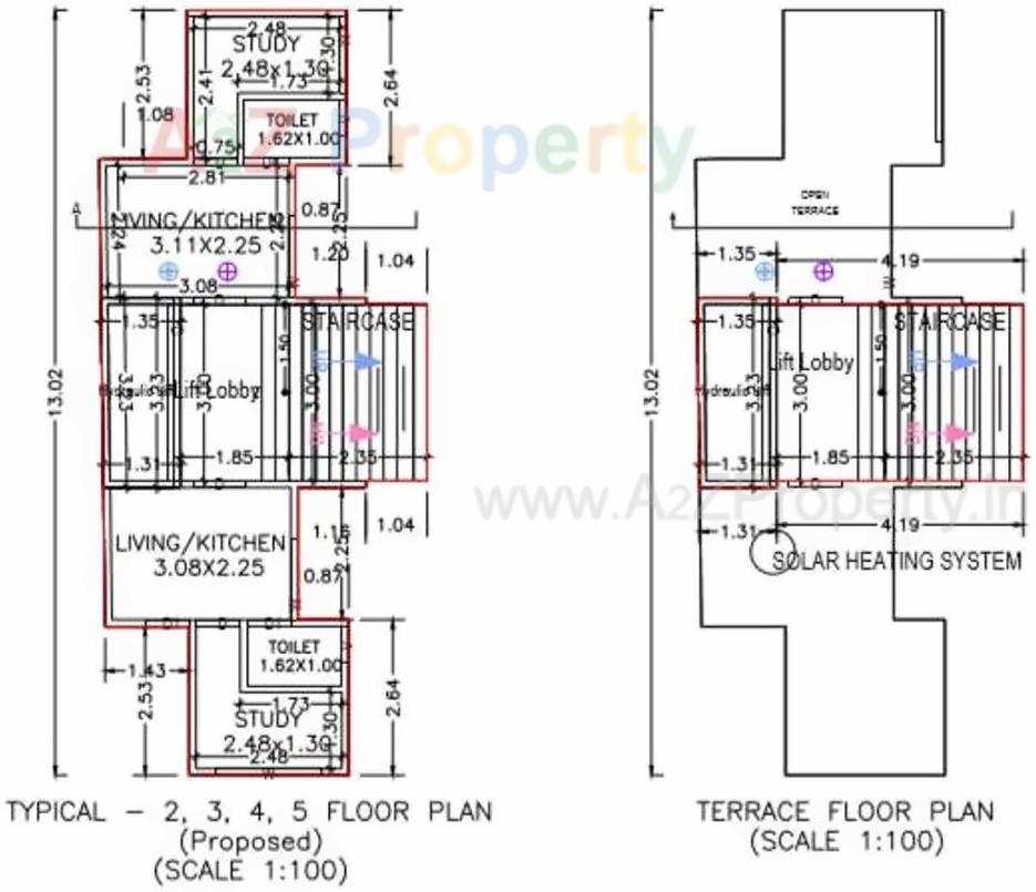Layout of real estate project Sai Darshan located at Vadodara, Vadodara, Gujarat