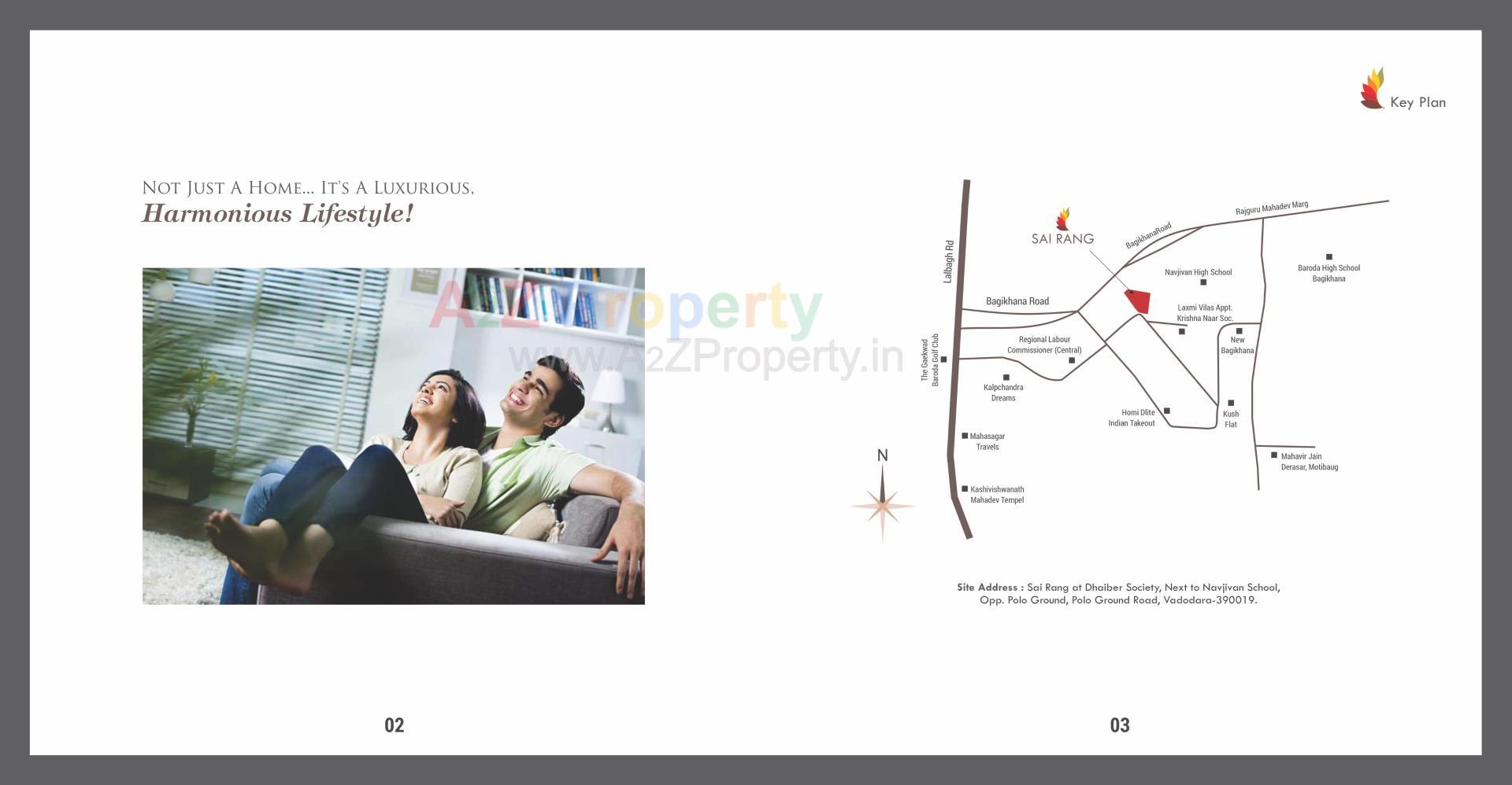  of real estate project Sai Rang located at Vadodara, Vadodara, Gujarat