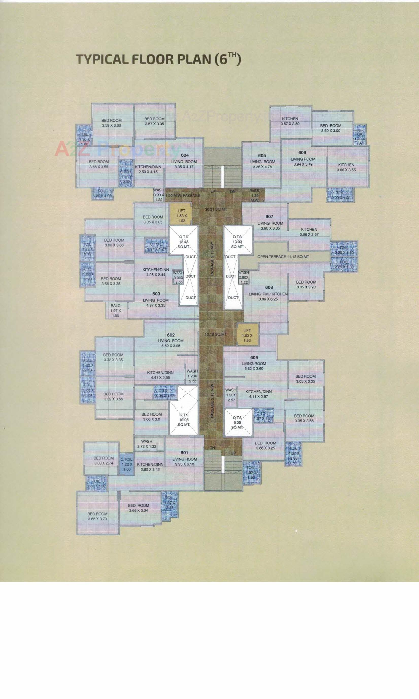 Layout of real estate project Sai Sahaj Residency located at Atladra, Vadodara, Gujarat