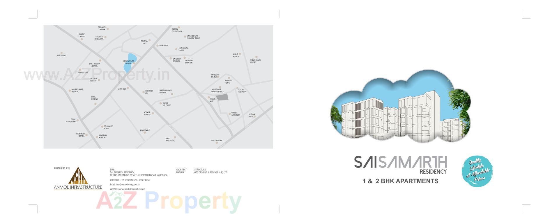  of real estate project Sai Samarth Residency located at Sayajipura, Vadodara, Gujarat