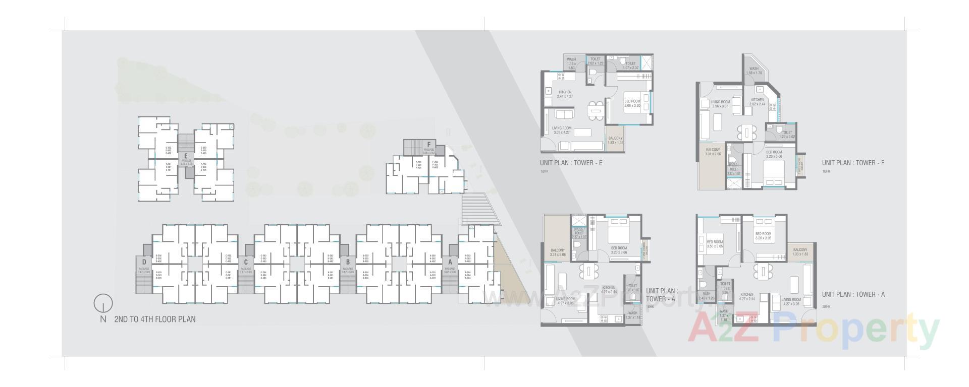 Layout of real estate project Sai Samarth Residency located at Sayajipura, Vadodara, Gujarat