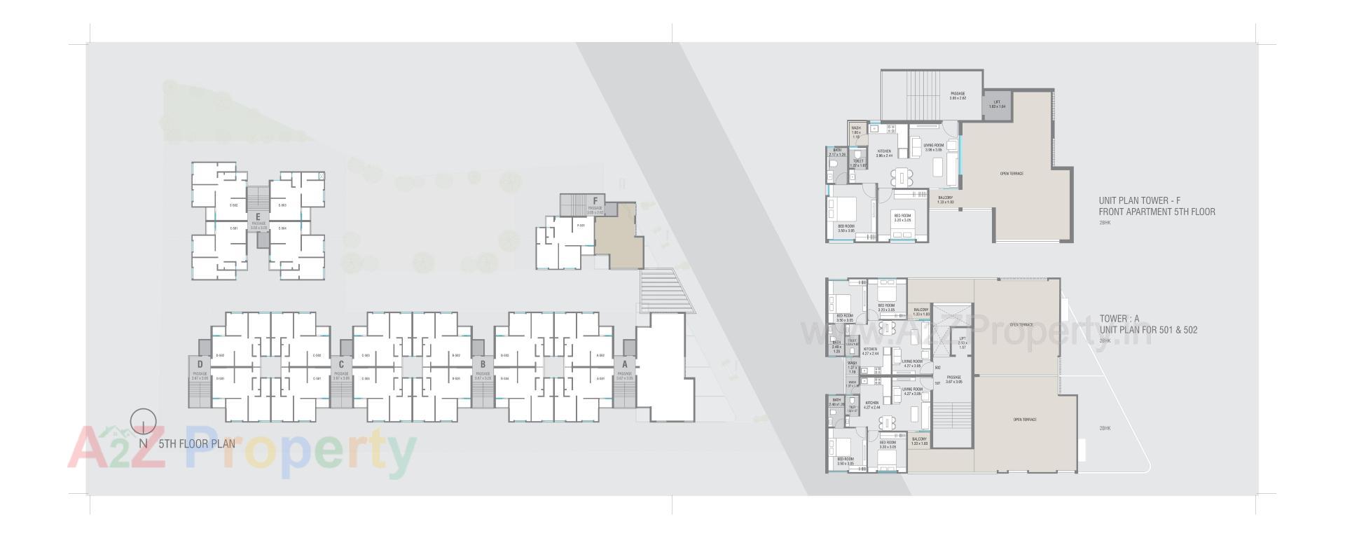 Layout of real estate project Sai Samarth Residency located at Sayajipura, Vadodara, Gujarat