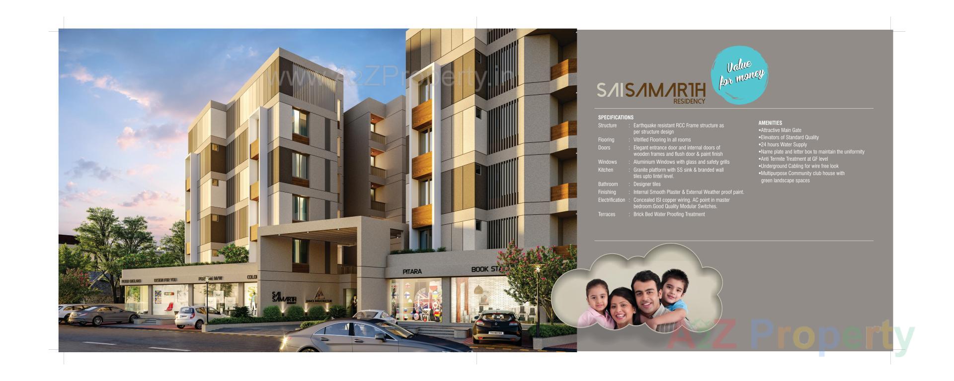  of real estate project Sai Samarth Residency located at Sayajipura, Vadodara, Gujarat