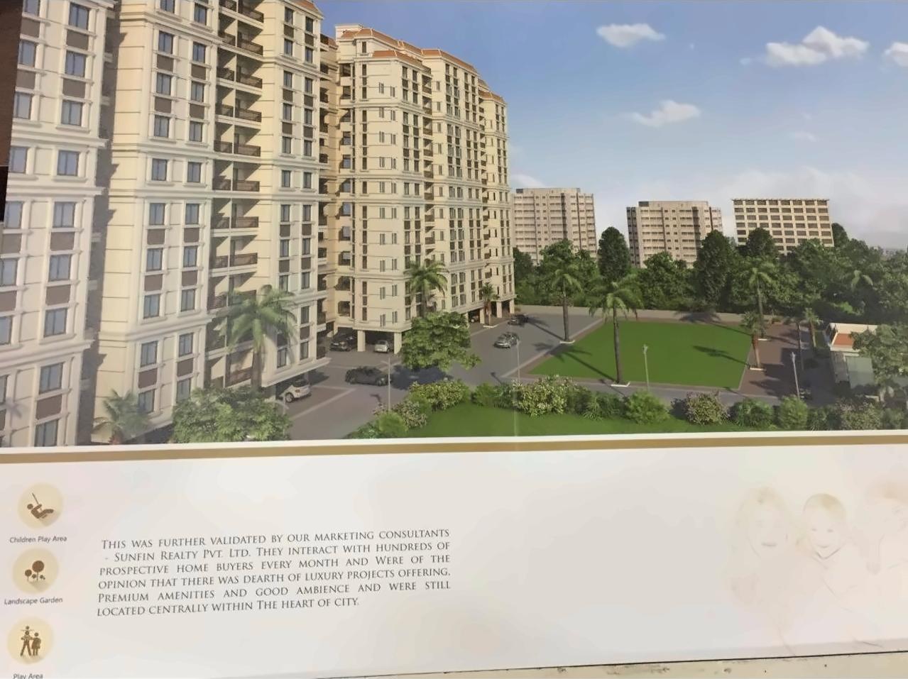 3D Elevation of real estate project Sai Shukan located at Kasba, Vadodara, Gujarat