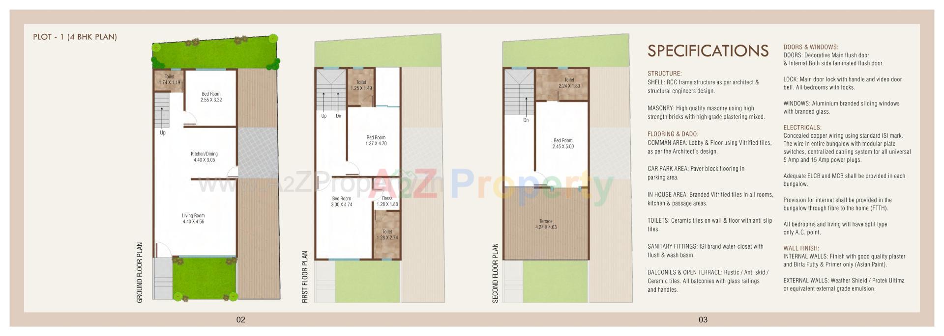 Layout of real estate project Sai Solance located at Bhayli, Vadodara, Gujarat