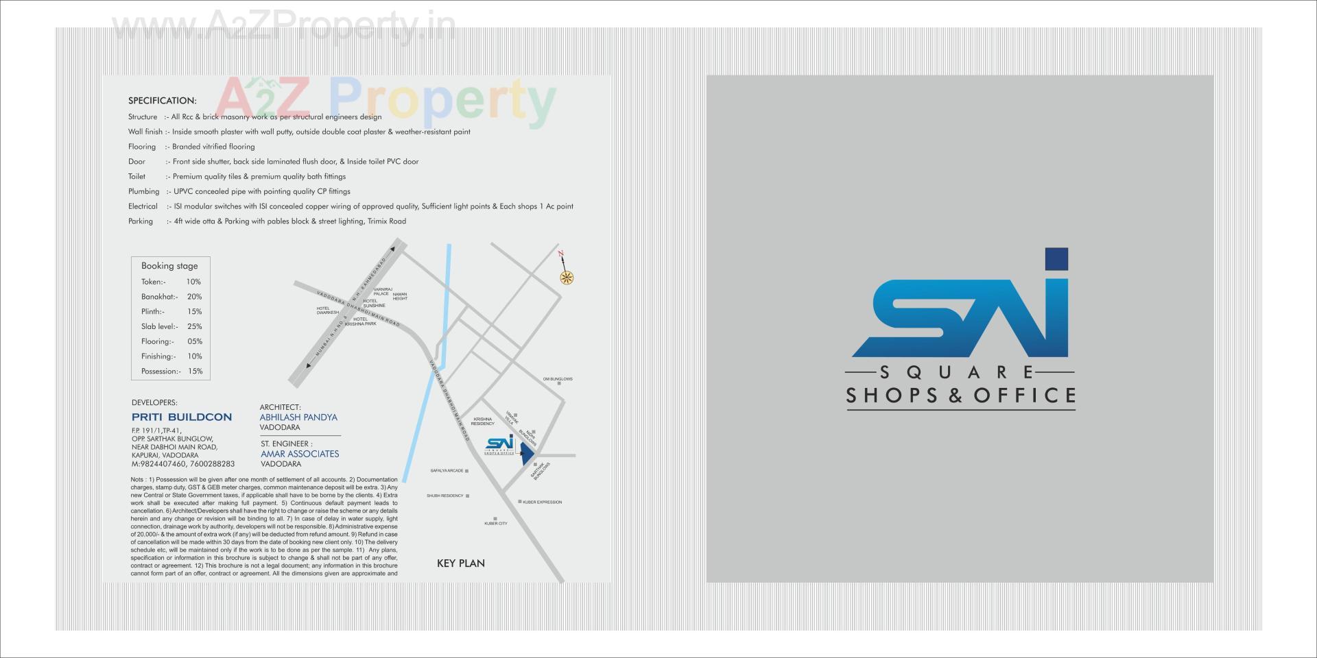  of real estate project Sai Square located at Kapurai, Vadodara, Gujarat