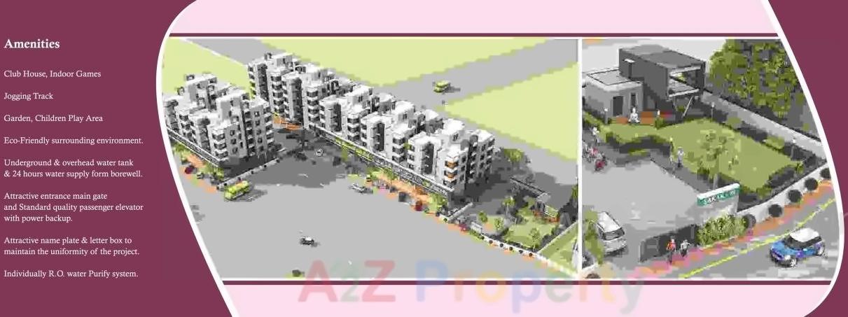  of real estate project Sakar located at Gotri, Vadodara, Gujarat