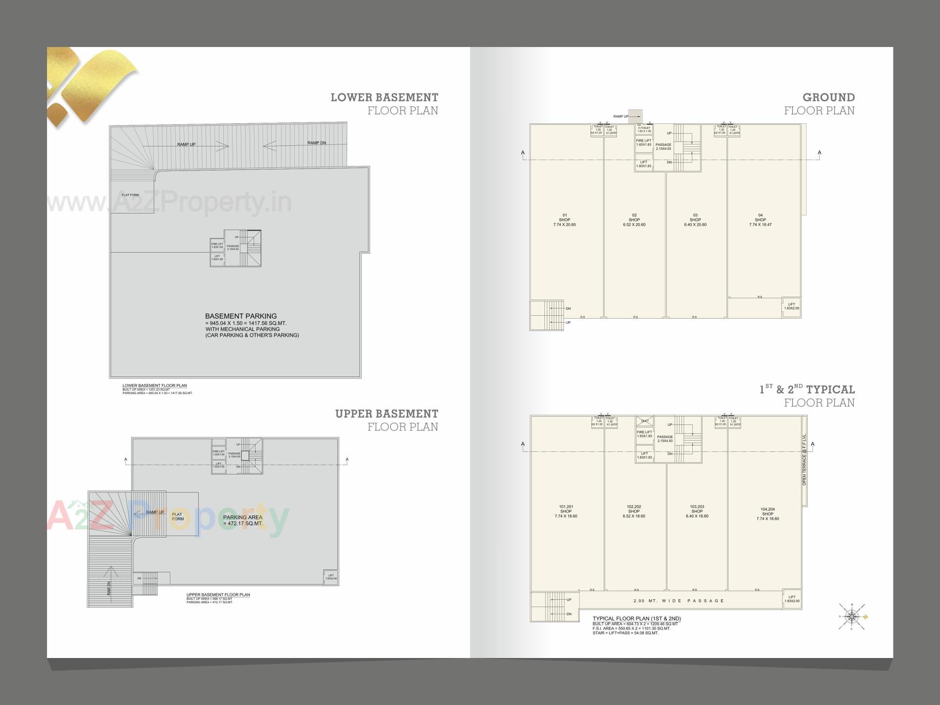 Layout of real estate project Sakar Whizzo located at Manjalpur, Vadodara, Gujarat