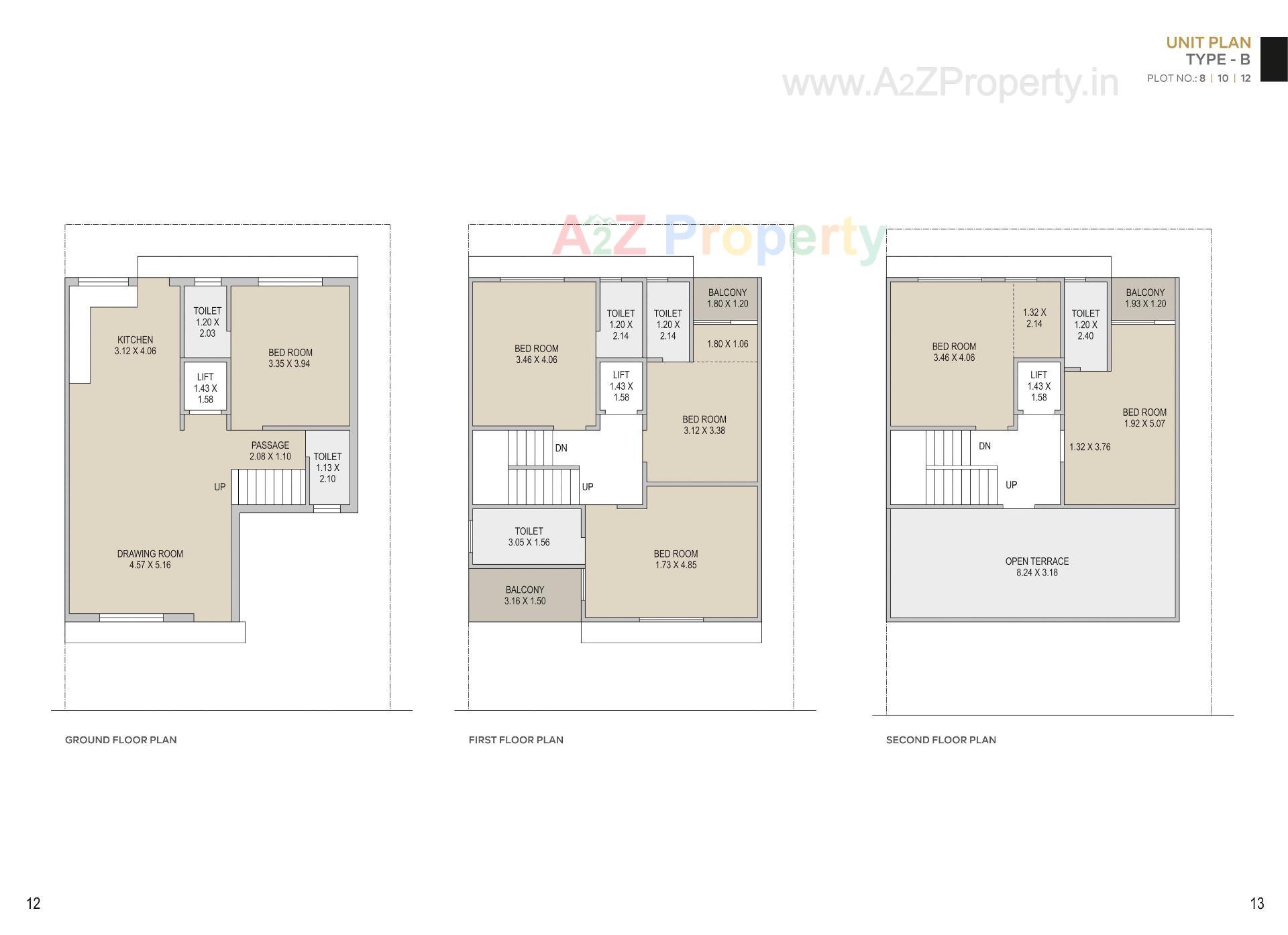 Layout of real estate project Saket located at Harni, Vadodara, Gujarat