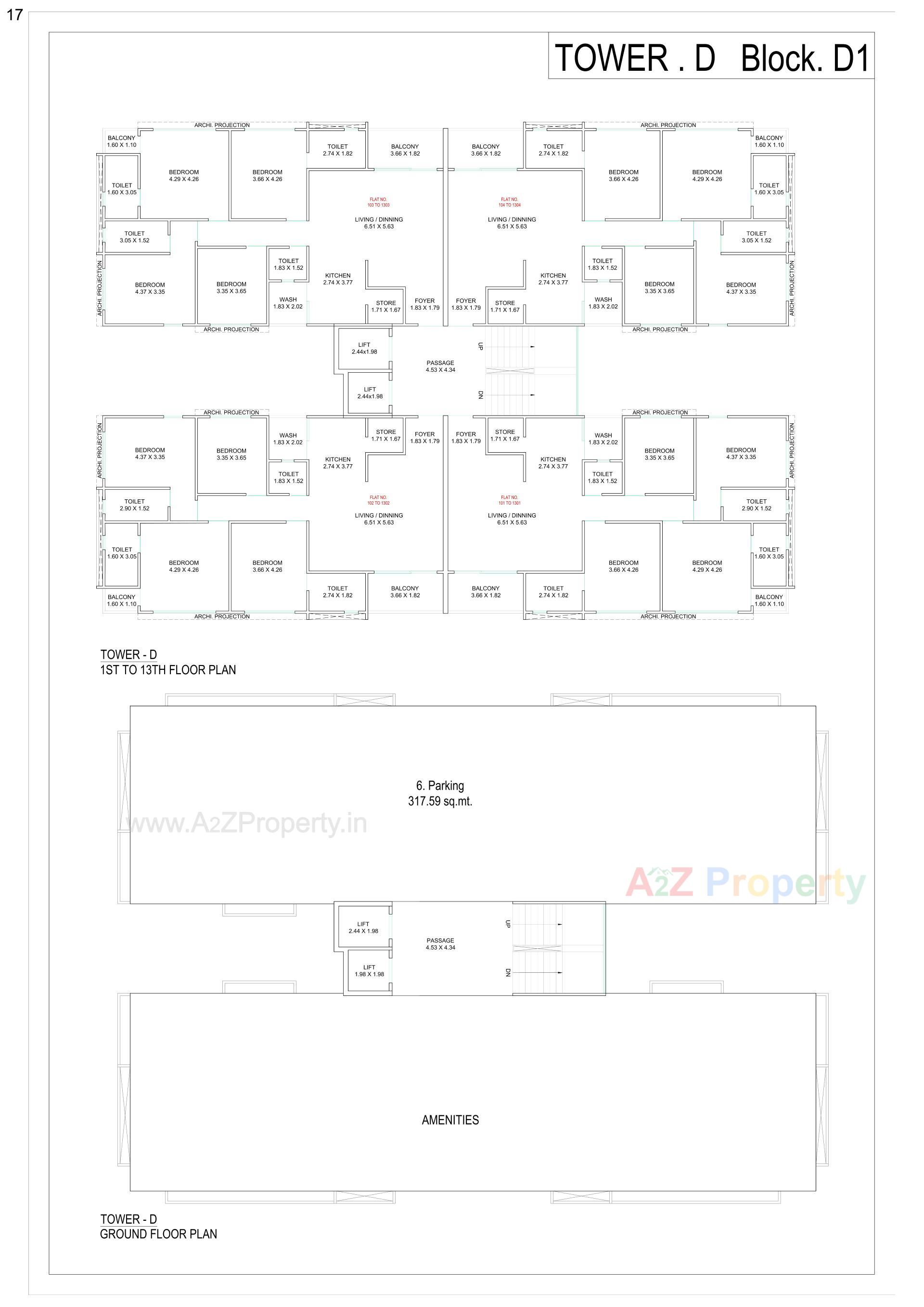 Layout of real estate project Samanvay Campus located at V-kasba, Vadodara, Gujarat