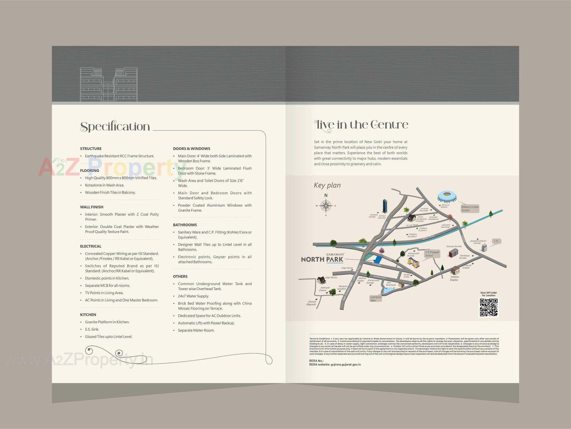  of real estate project Samanvay North Park located at Ankodiya, Vadodara, Gujarat