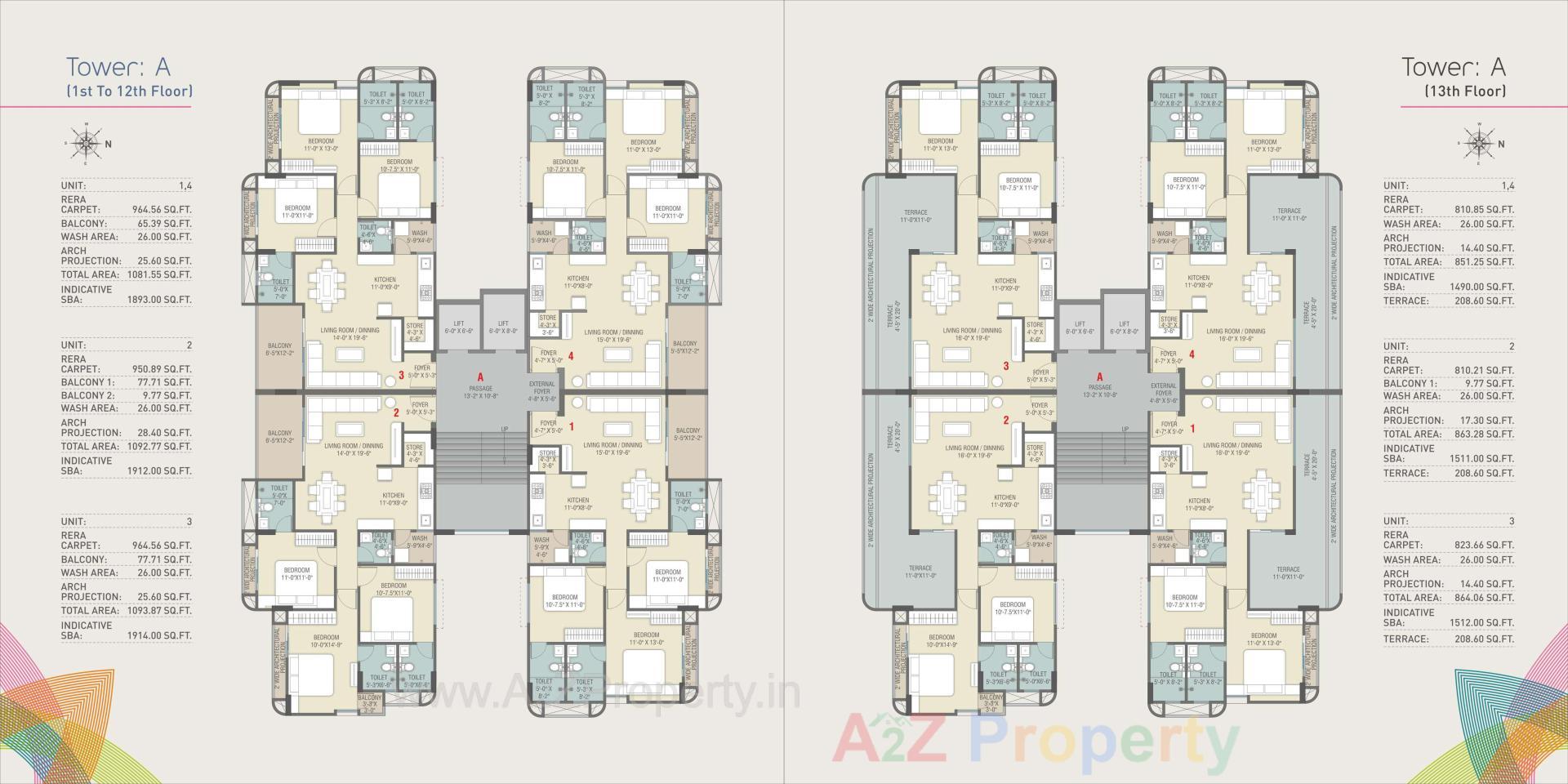 Layout of real estate project Samanvay Saatvik located at Kalali, Vadodara, Gujarat