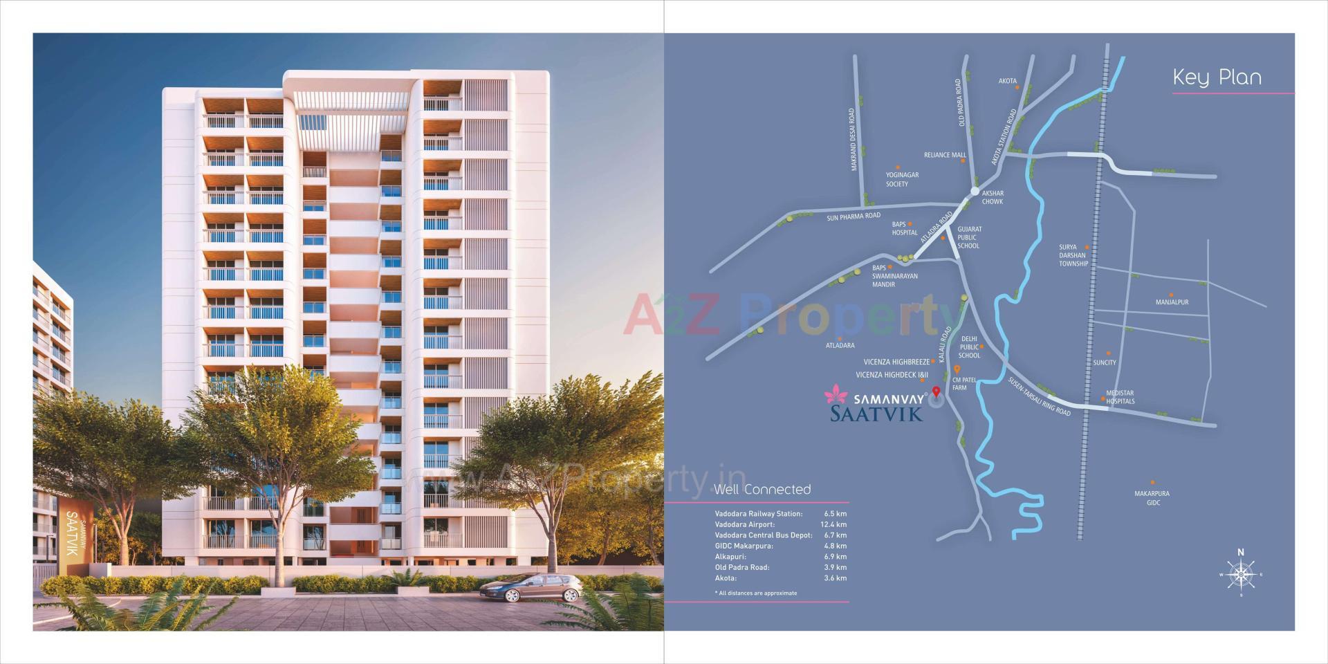  of real estate project Samanvay Saatvik located at Kalali, Vadodara, Gujarat