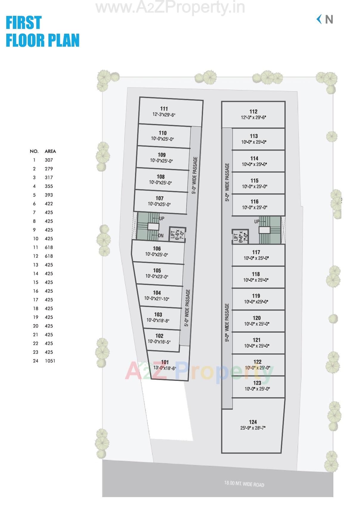 Layout of real estate project Samanvay Silicon located at Kasba, Vadodara, Gujarat