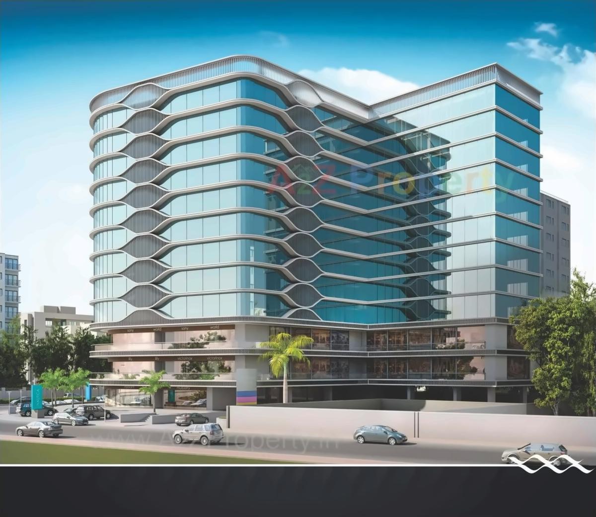 3D Elevation of real estate project Samanvay Silver located at Akota, Vadodara, Gujarat